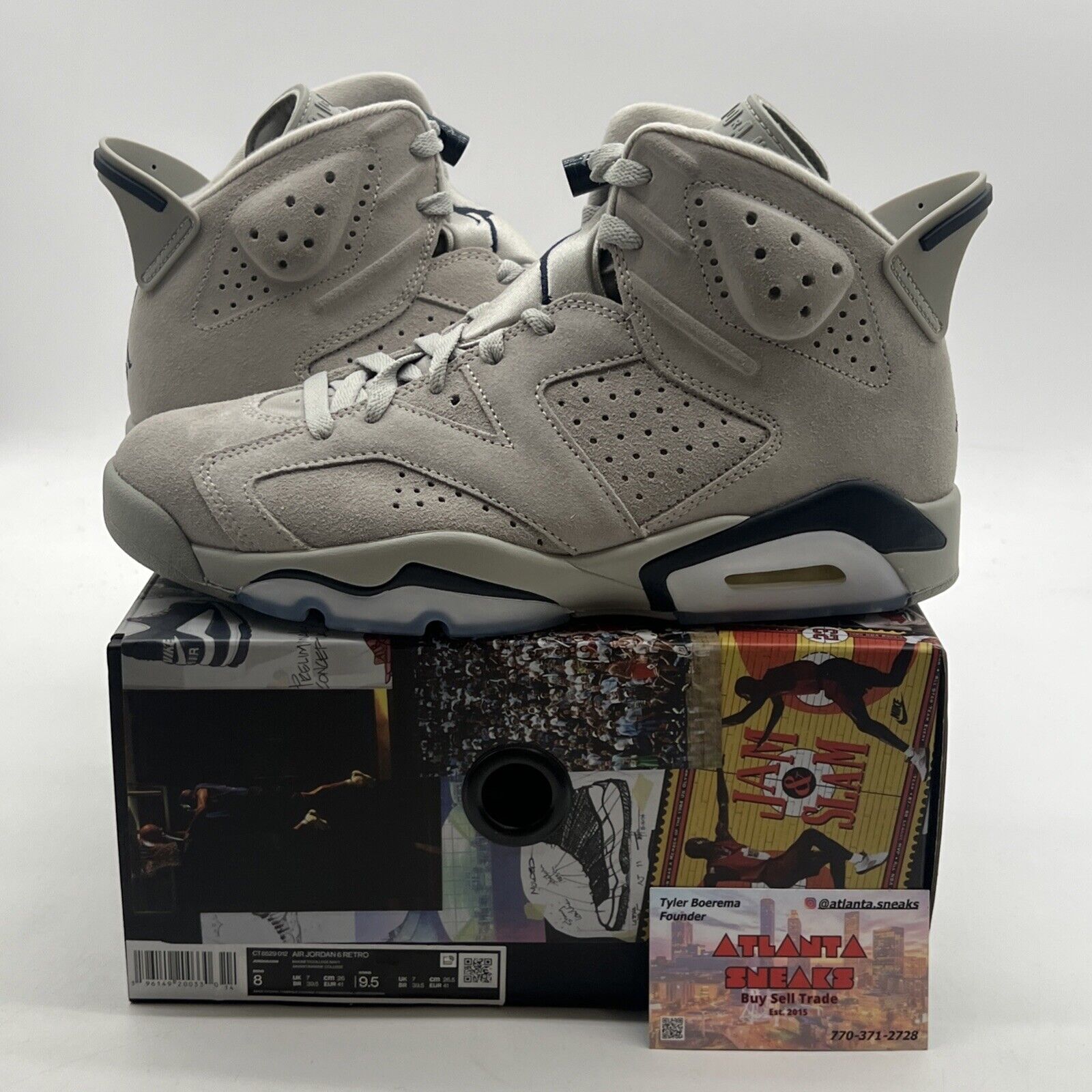 Size 8 - Air Jordan 6 Retro Mid Georgetown (CT8529-012)