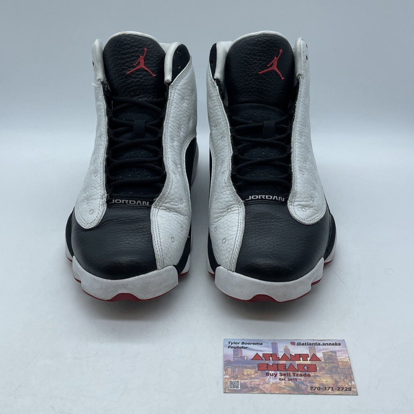 Size 9.5 - Air Jordan 13 Retro 2013 He Got Game Red White Black (309259-104)