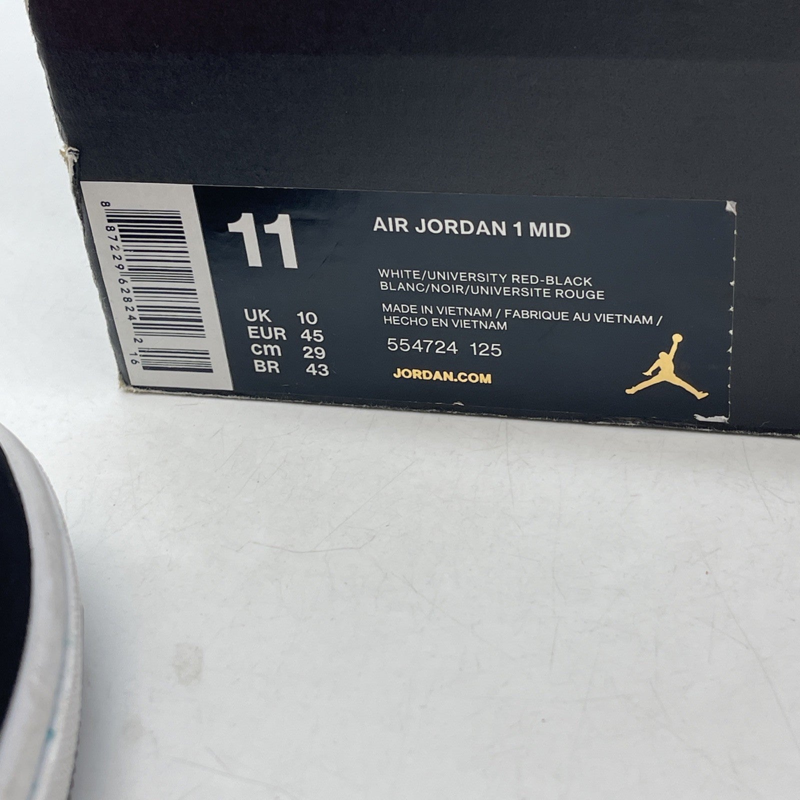 Size 11 - Air Jordan 1 Mid Multi-Color (554724-125)