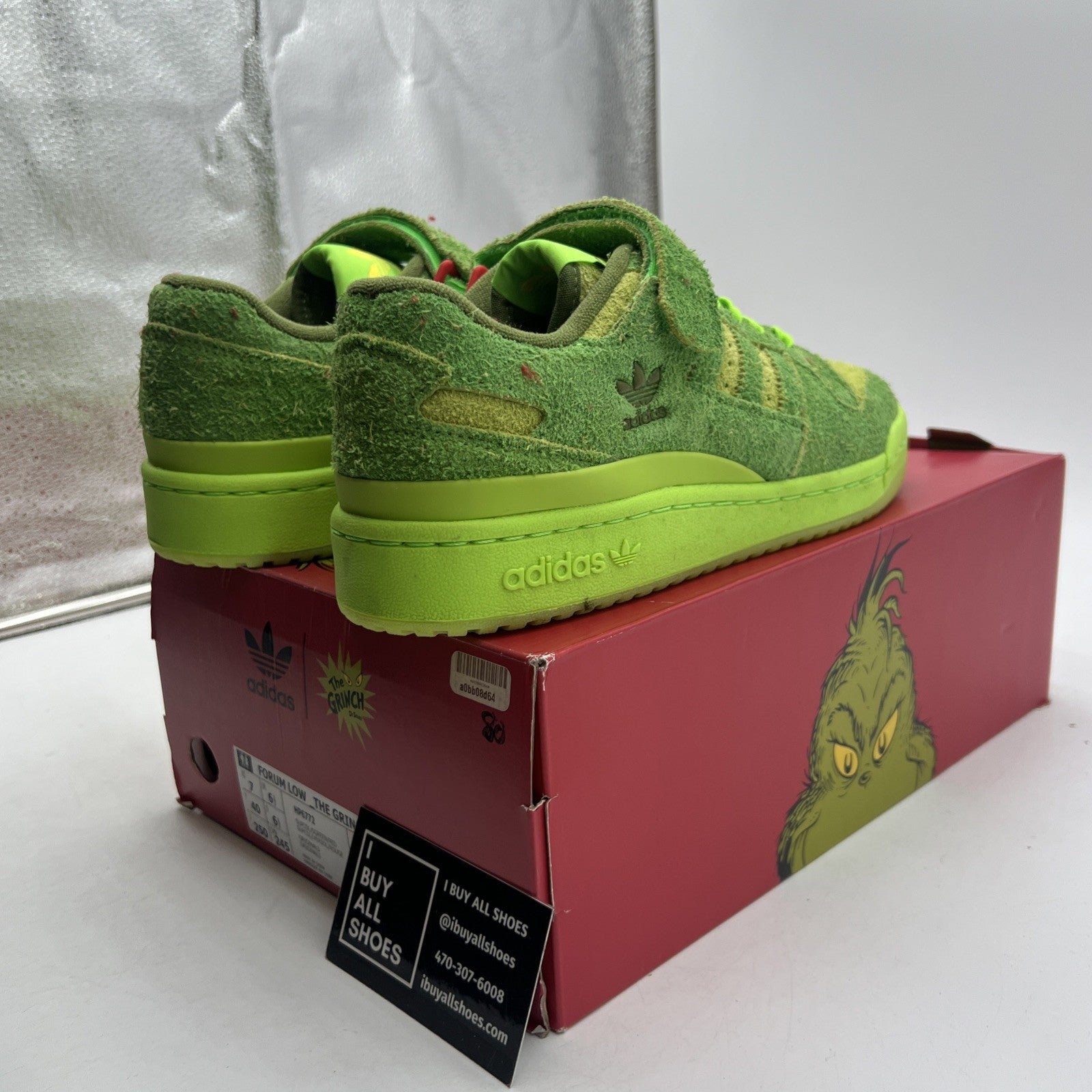Size 7 - adidas Dr. Seuss x Forum Low The Grinch (HP6772)