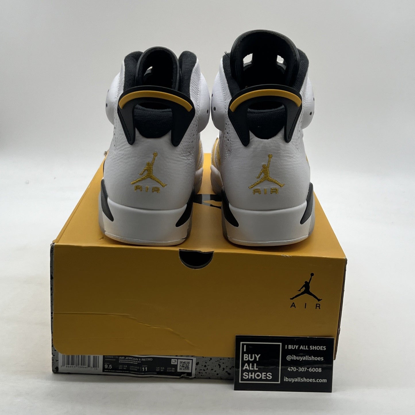 Size 9.5 - Air Jordan 6 Retro Yellow Ochre (CT8629-170)