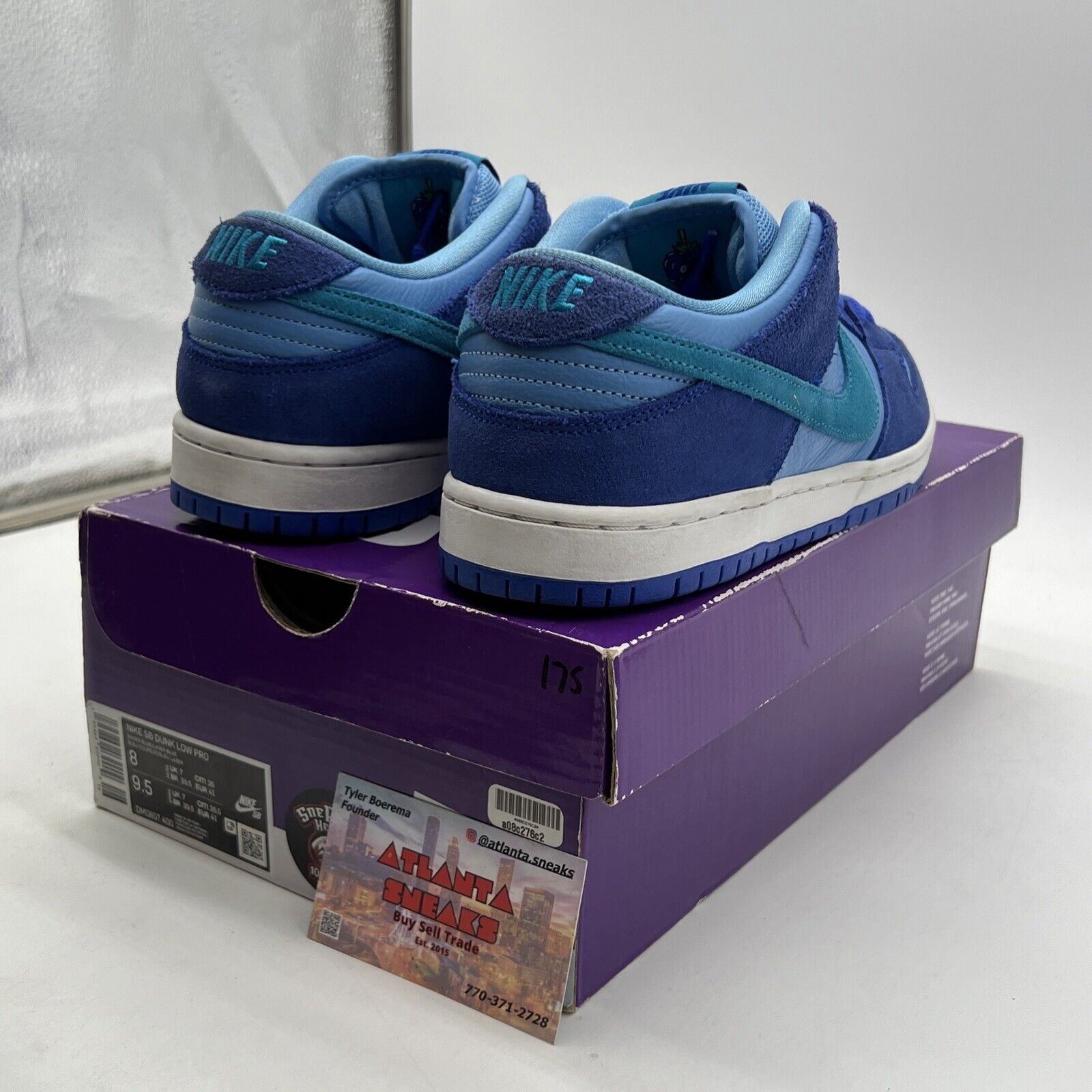 Size 8 - Nike Dunk Low Pro SB Fruity Pack - Blue Raspberry (DM0807-400)