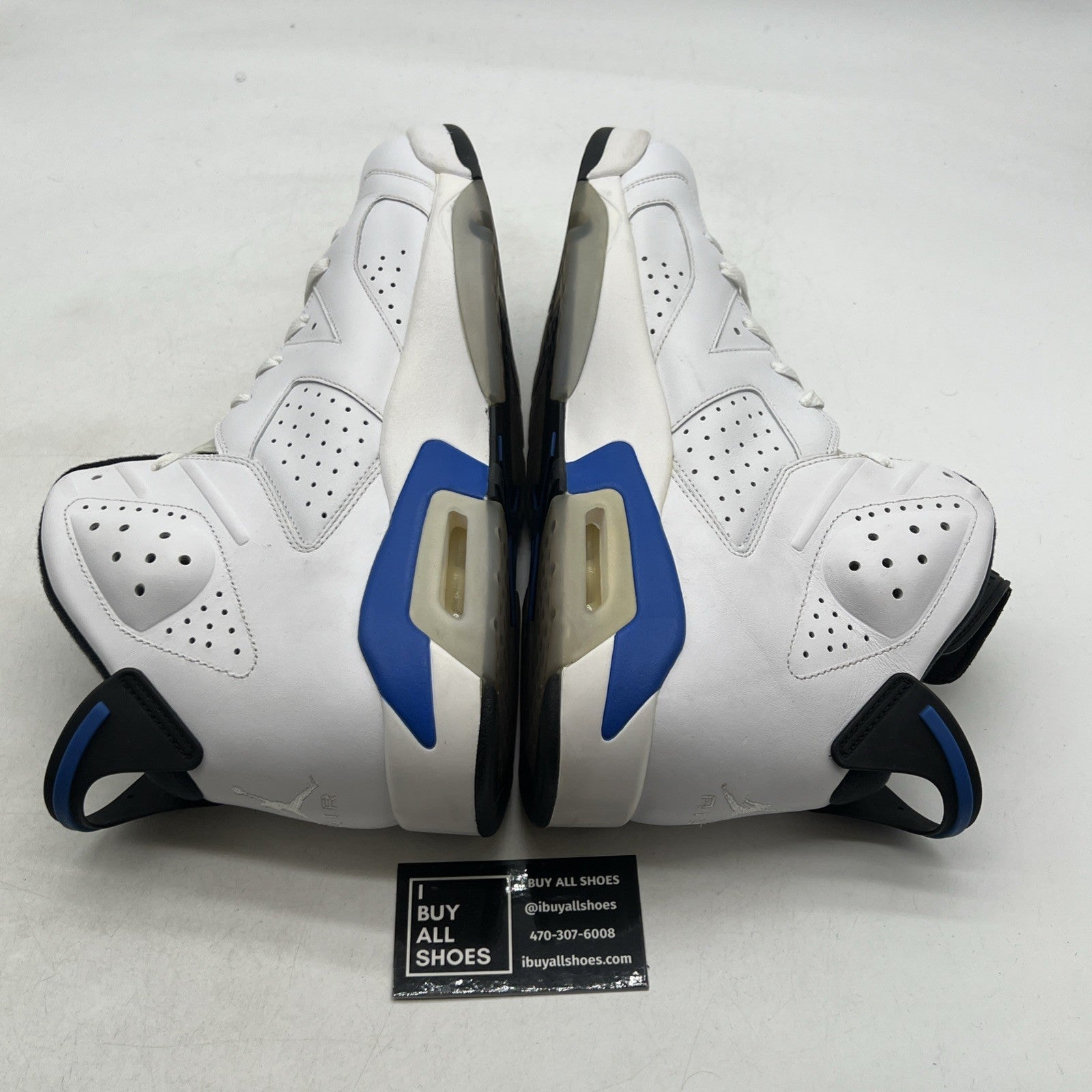 Size 14 - Air Jordan 6 Retro 2014 Sport Blue (384664-107)