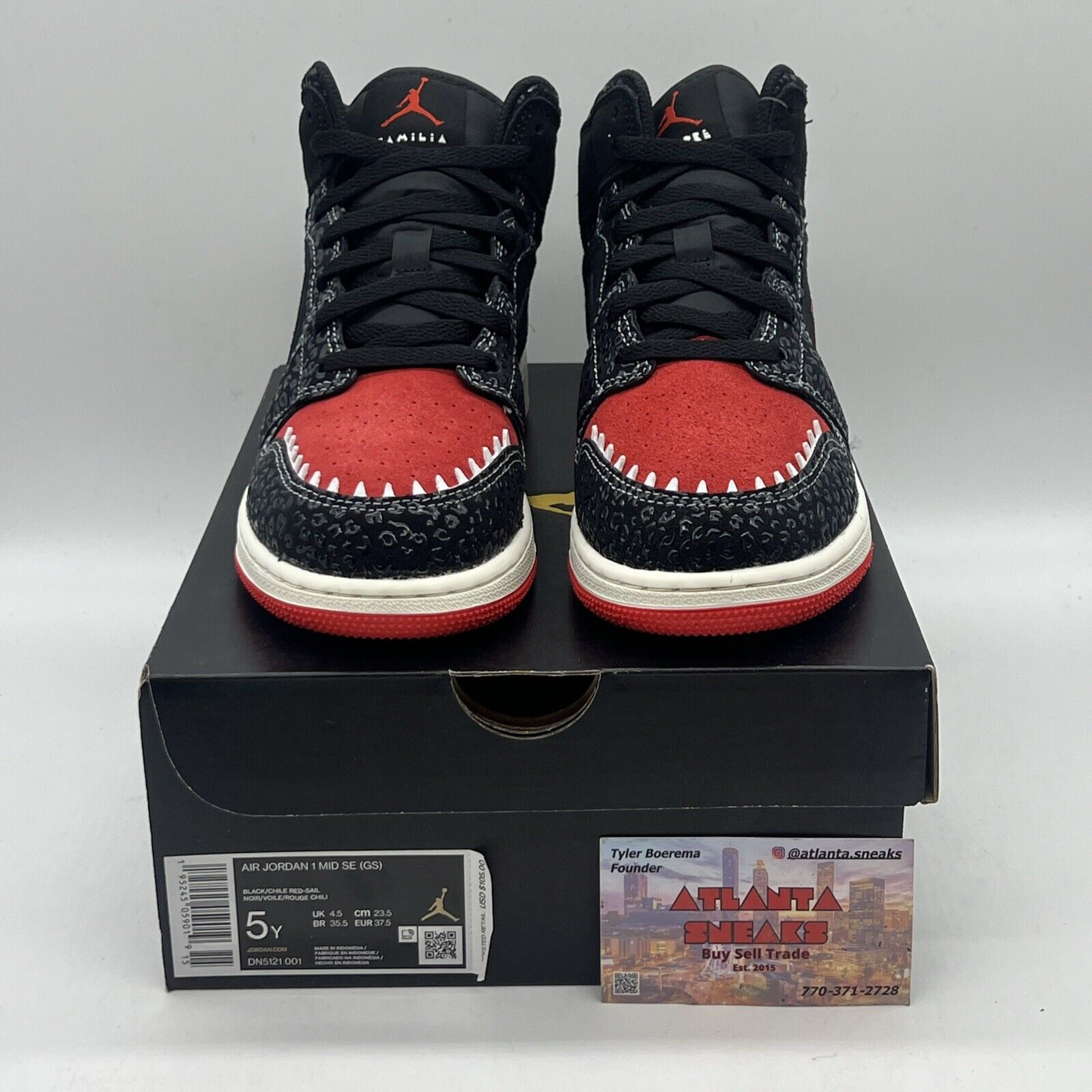 Size 6.5 - Jordan 1 Mid SE Siempre Familia 2021 Brand New Og All