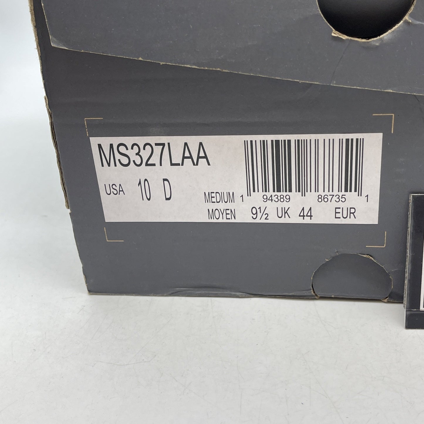 Size 10 - New Balance 327 Marine Blue Orange (MS327LAA)