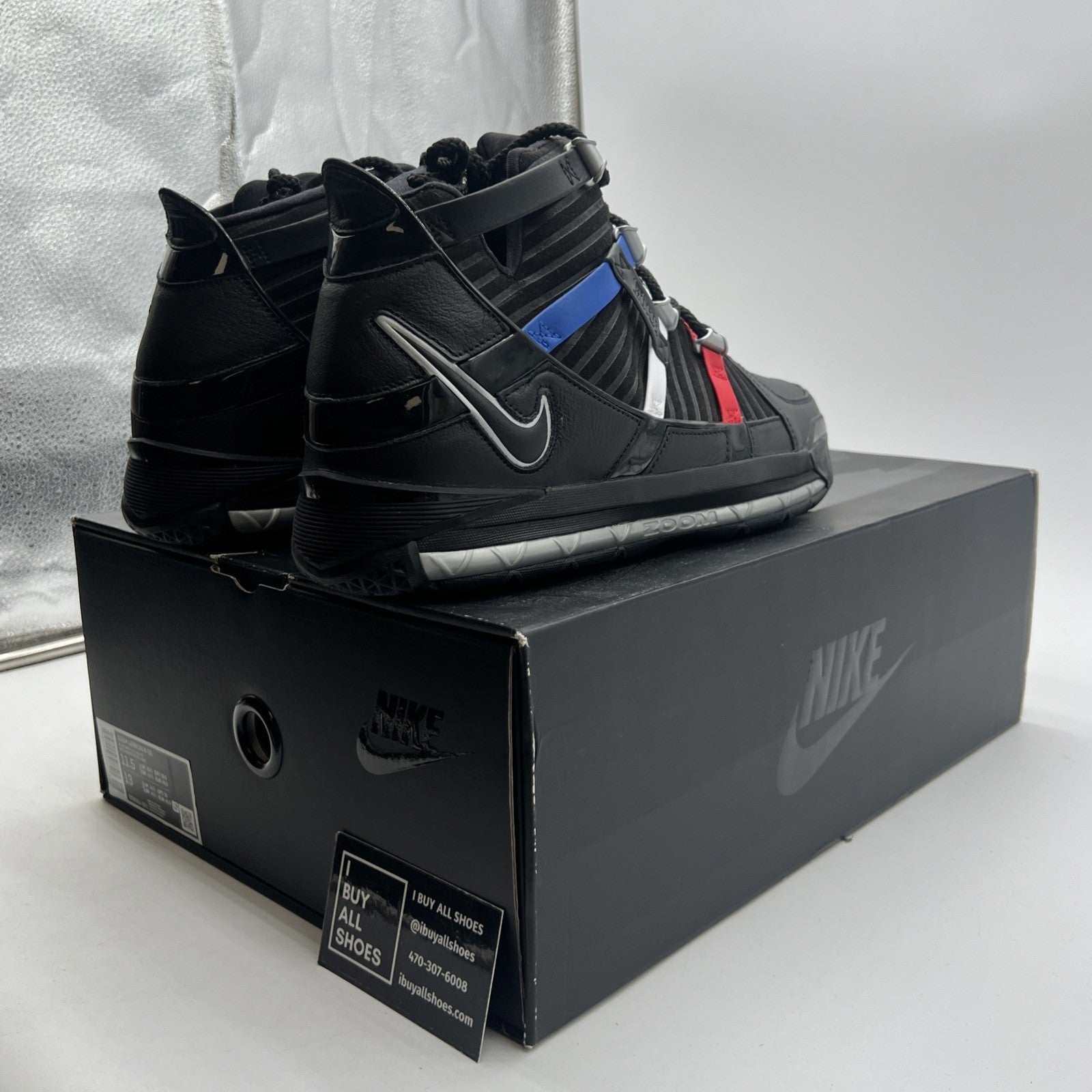 Size 11.5 - Nike Zoom LeBron 3 Retro Barbershop (DO9354-001)