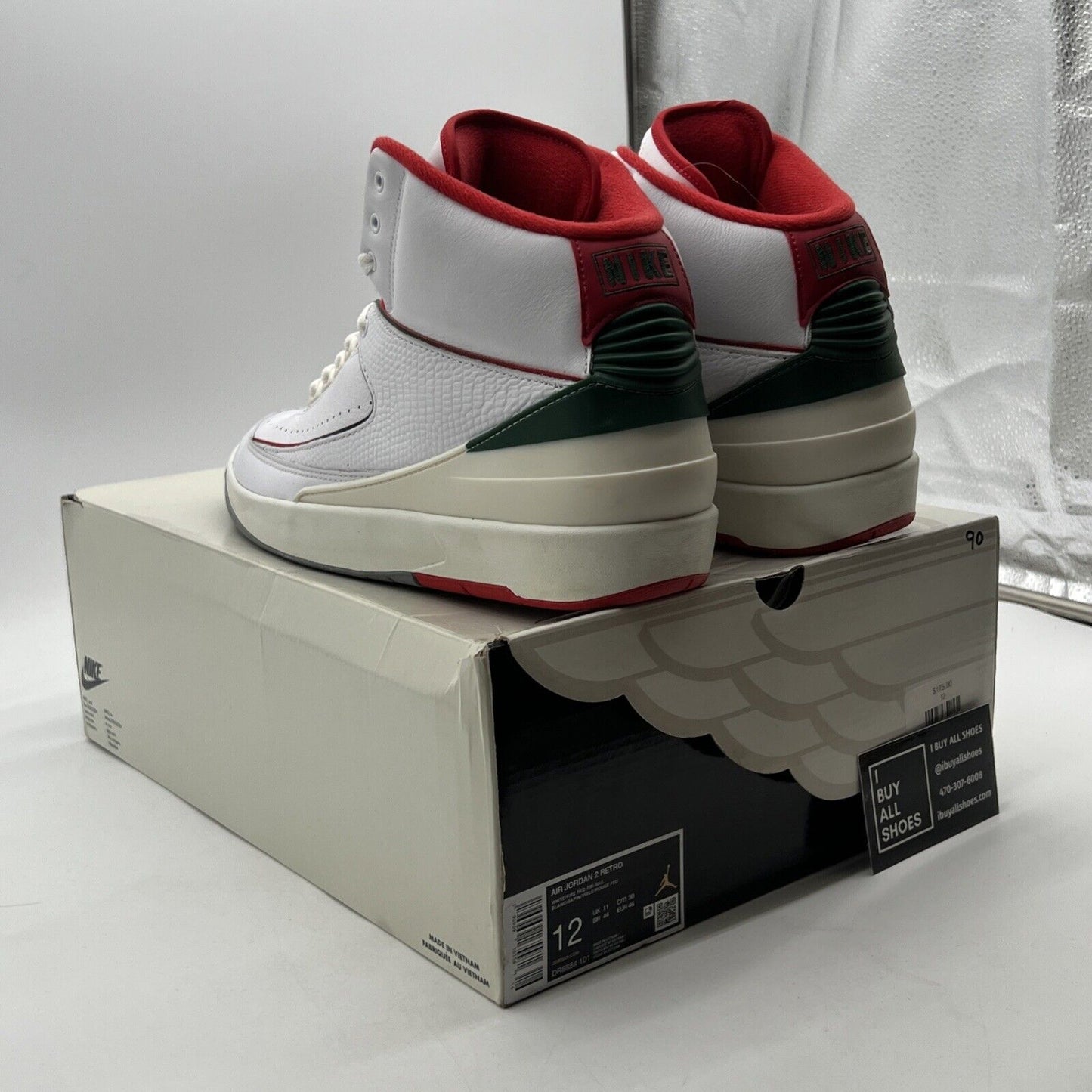 Size 12 - Air Jordan 2 Retro Origins (DR8884-101)