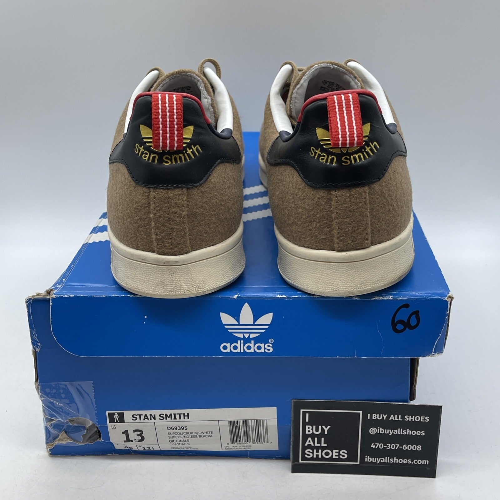 Size 13 - Adidas Extra Butter x Originals Stan Smith Wunderkind (D69395)