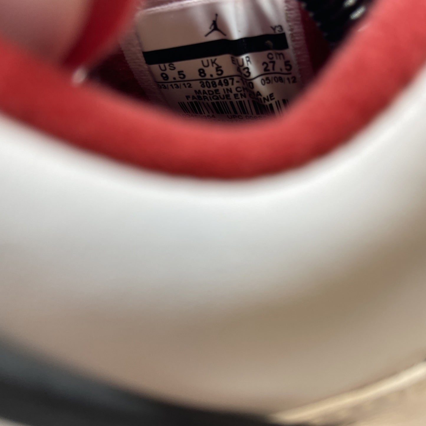 Size 9.5 - Air Jordan 4 Retro Fire Red 2012 (308497-110)