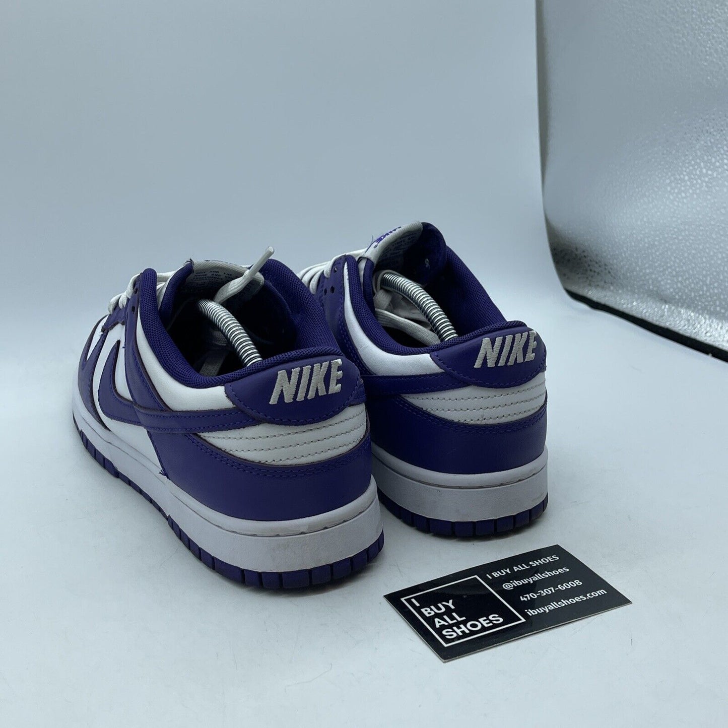Size 10.5 - Nike Dunk Low Retro Court Purple 2.0 White Leather Suede DD1391-104