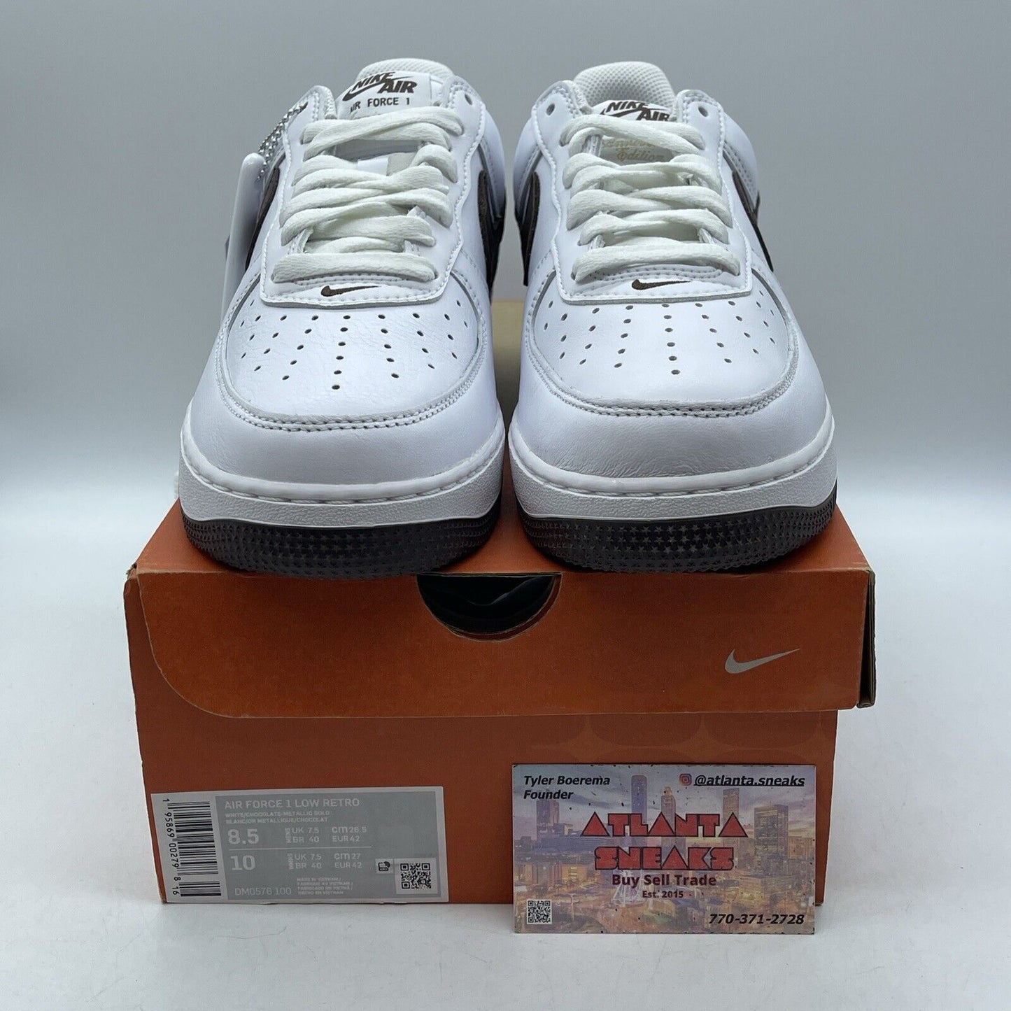 Size 8.5 - Nike Air Force 1 Low Color of the Month White Chocolate (DM0576-100)