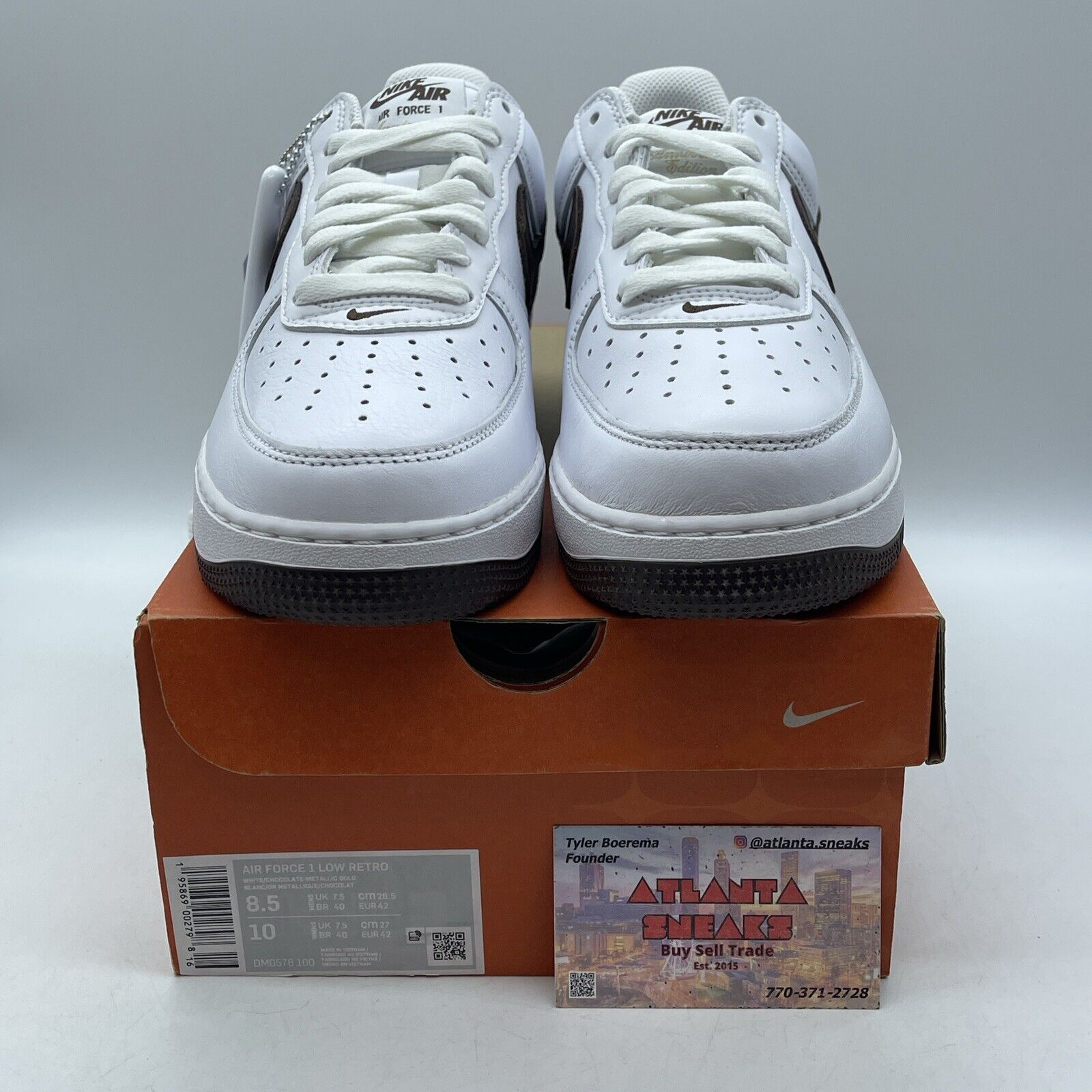 Size 8.5 - Nike Air Force 1 Low Color of the Month White Chocolate (DM0576-100)