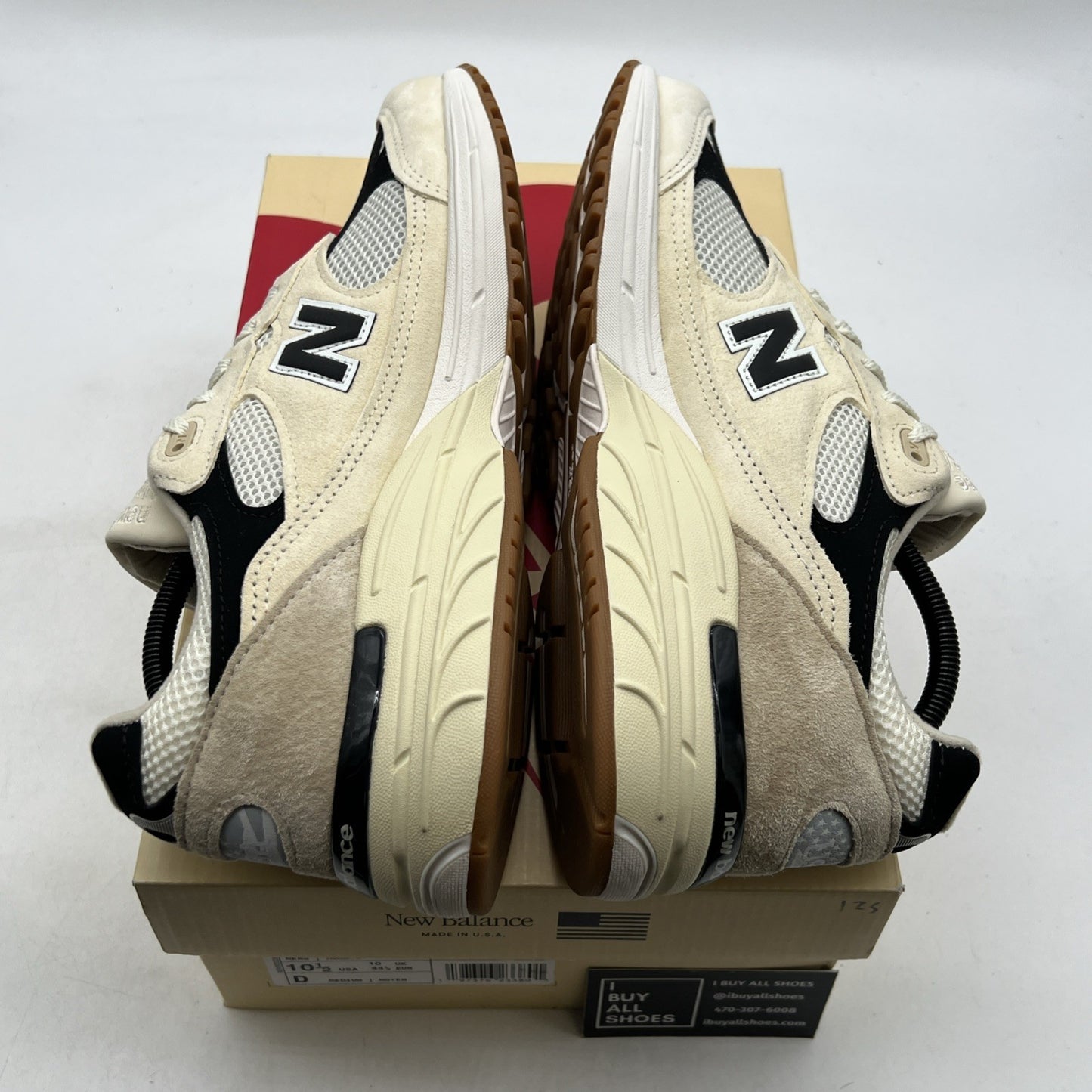 Size 10.5 - New Balance Teddy Santis x 993 Made in USA Sea Salt Black (U993WS)