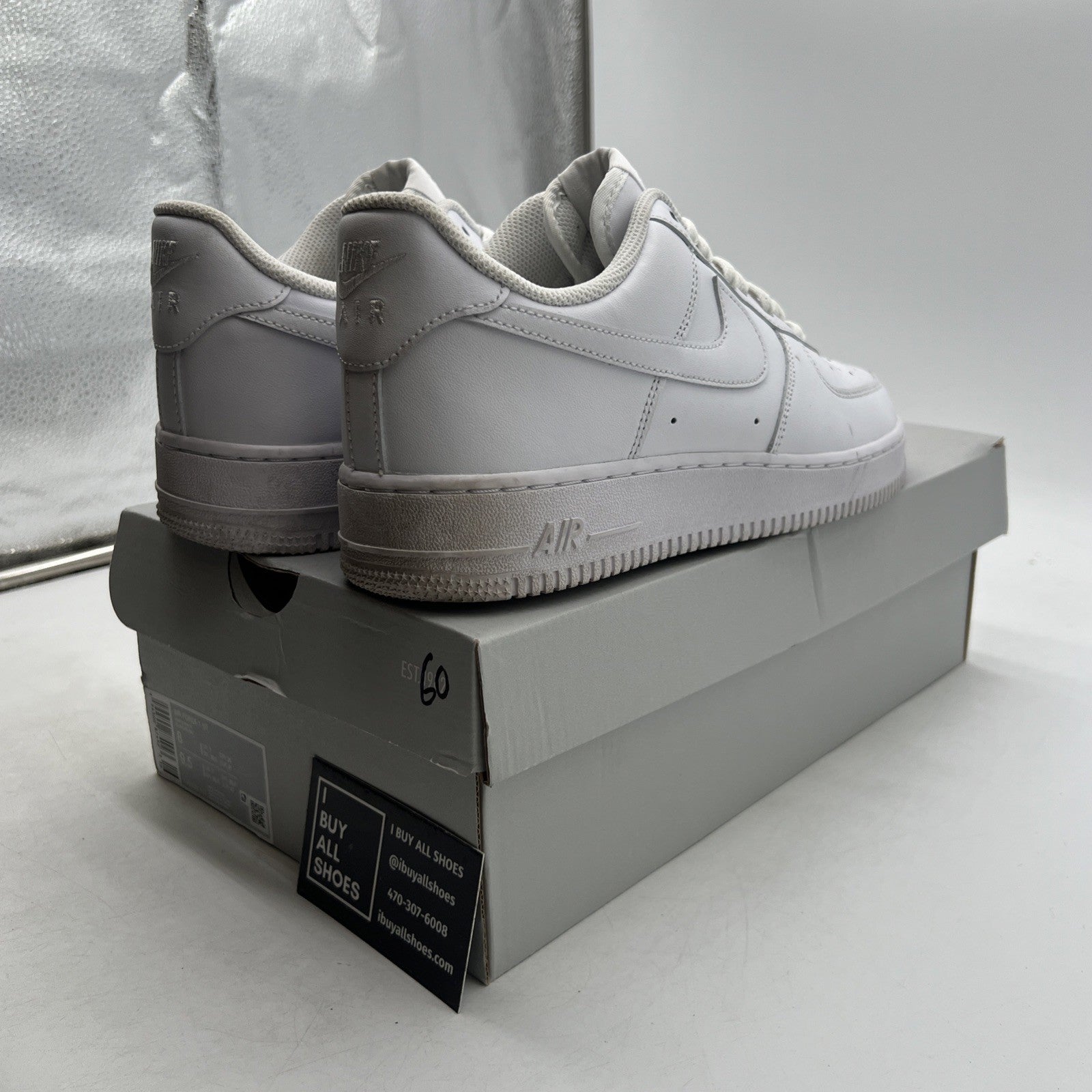 Size 8 - Nike Air Force 1 '07 Low Triple White (CW2288-111)