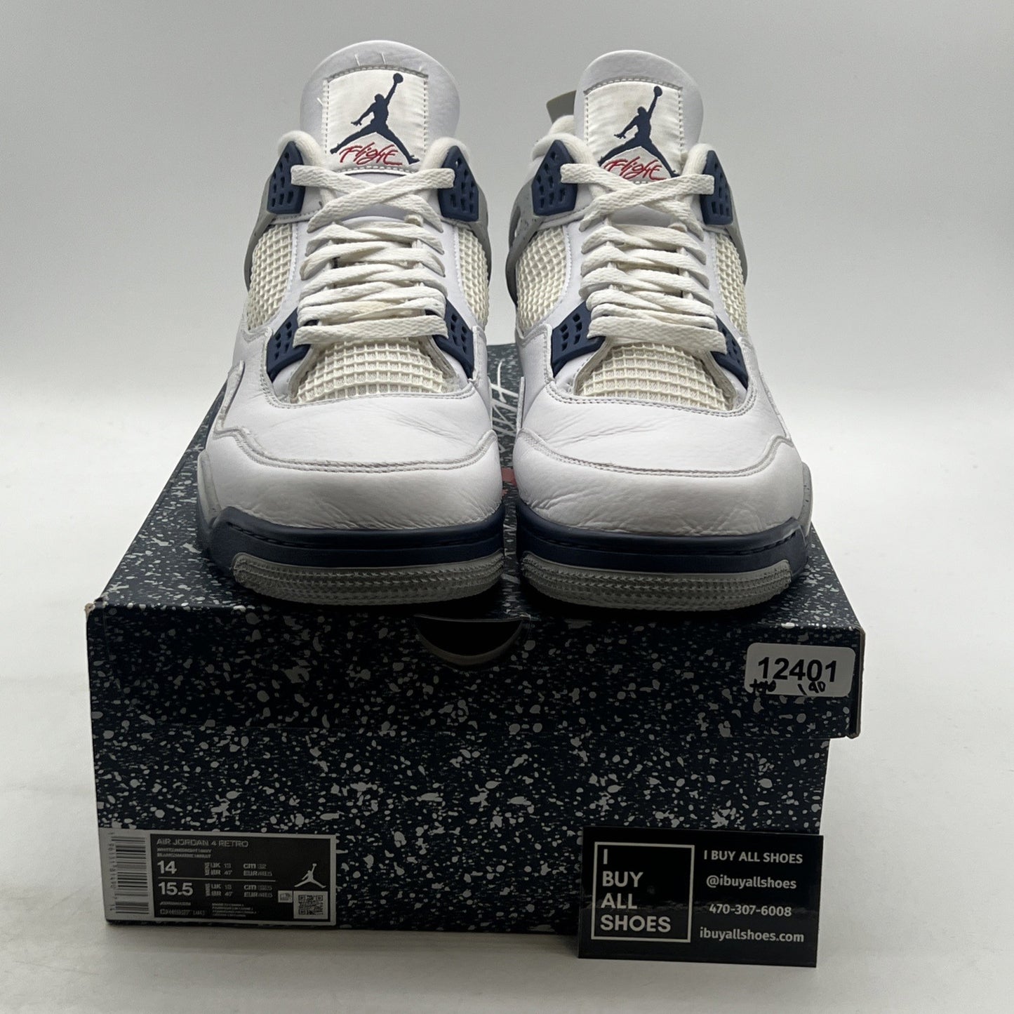 Size 14 - Air Jordan 4 Retro Mid Midnight Navy (DH6927-140)