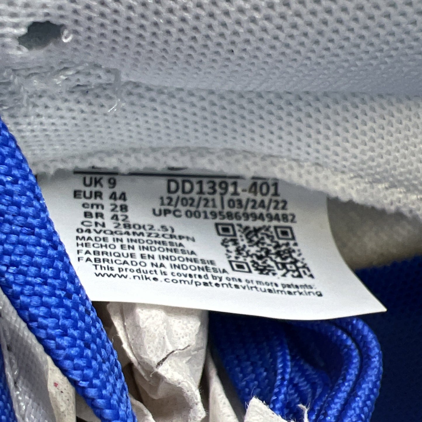 Size 10 - Nike Dunk Low Racer Blue 2022 (DD1391-401)