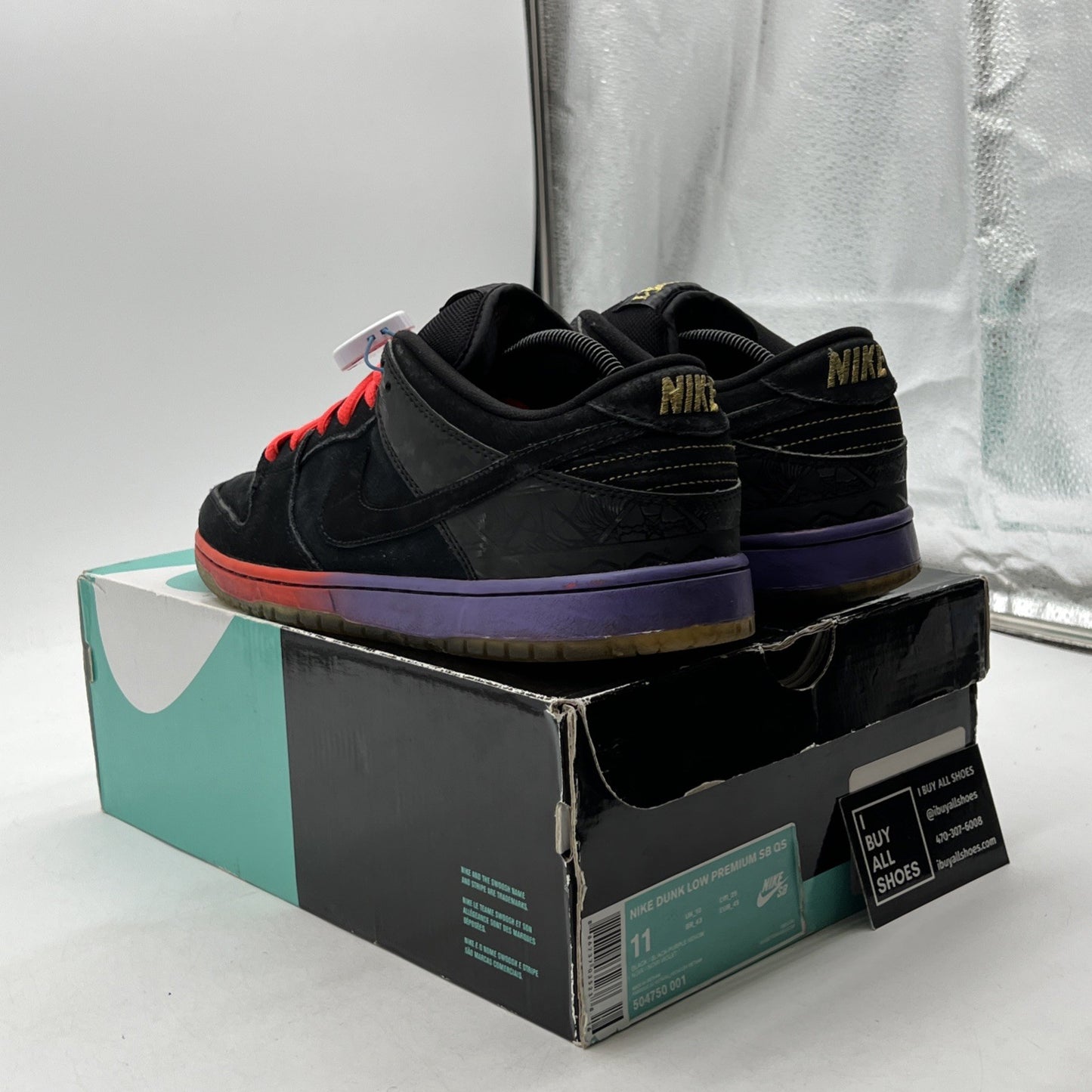 Size 11 - Nike Dunk Premium SB QS Low BHM (504750-001)