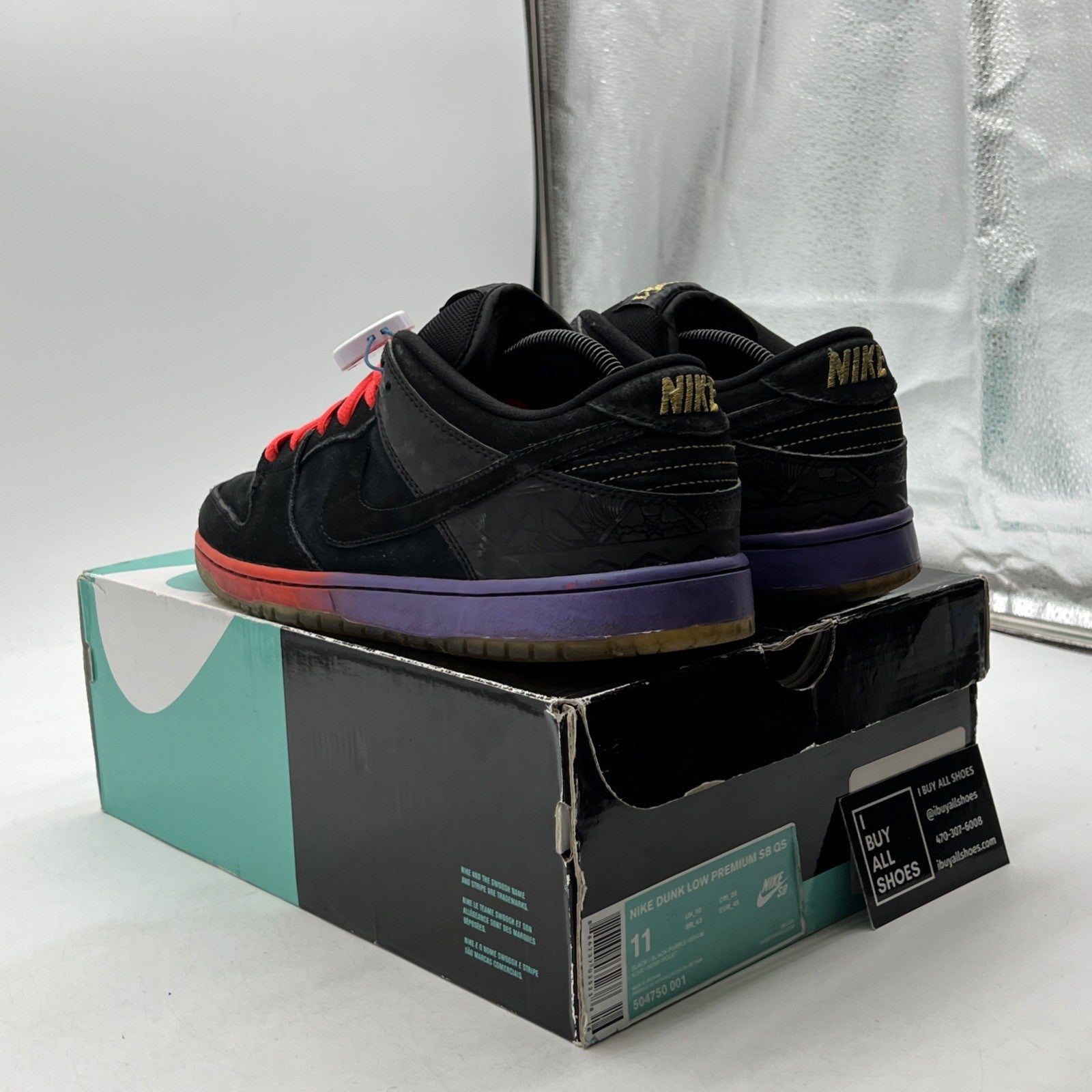 Size 11 - Nike Dunk Premium SB QS Low BHM (504750-001)