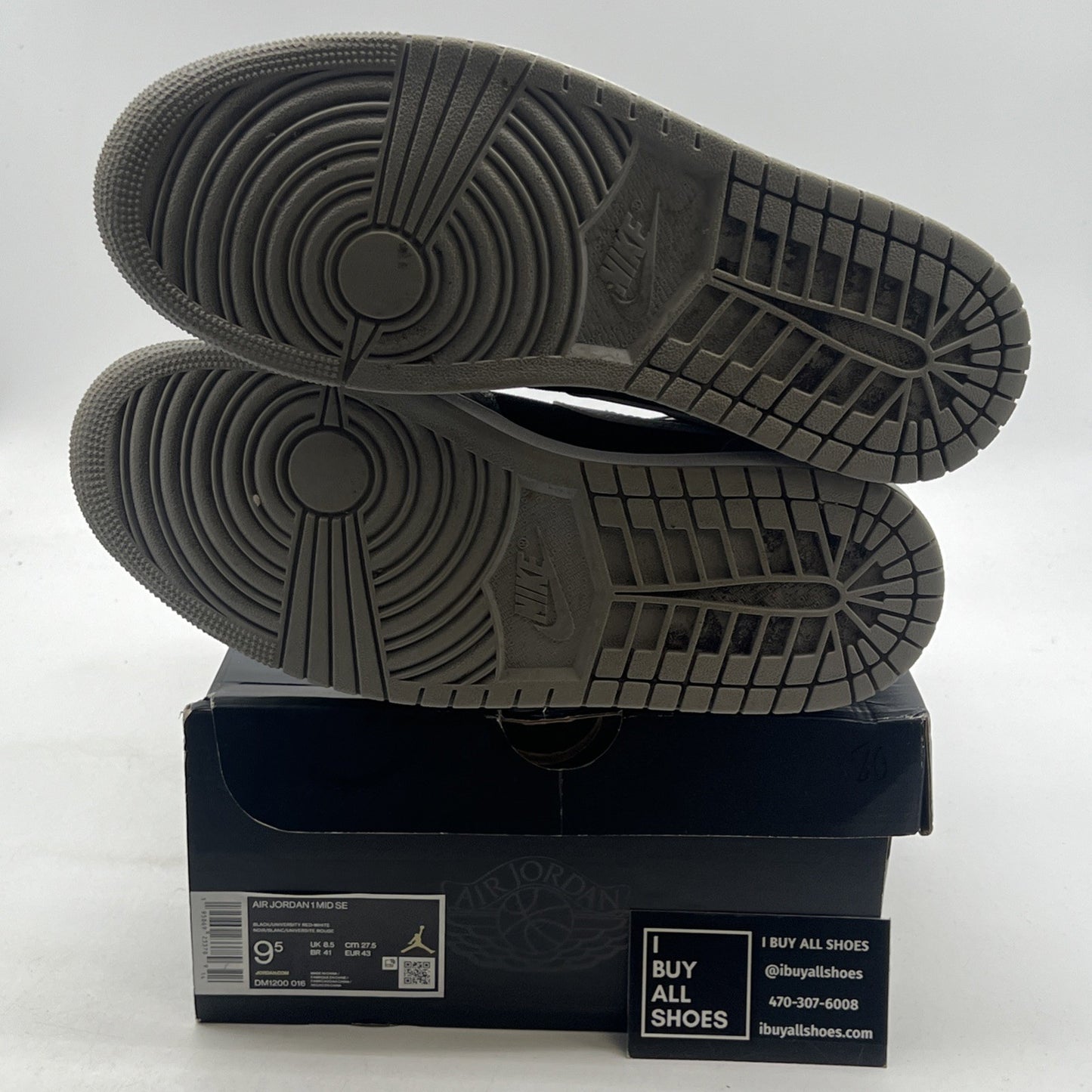 Size 9.5 - Air Jordan 1 Mid SE Elephant Toe (DM1200-016)