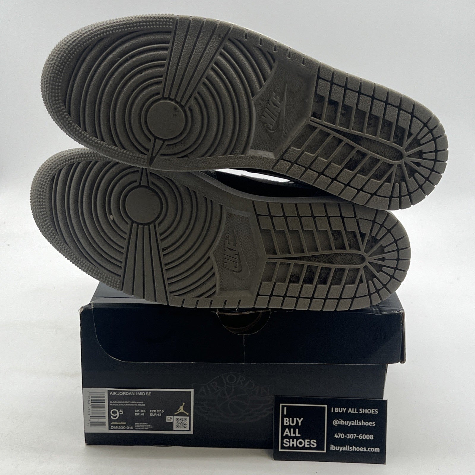 Size 9.5 - Air Jordan 1 Mid SE Elephant Toe (DM1200-016)