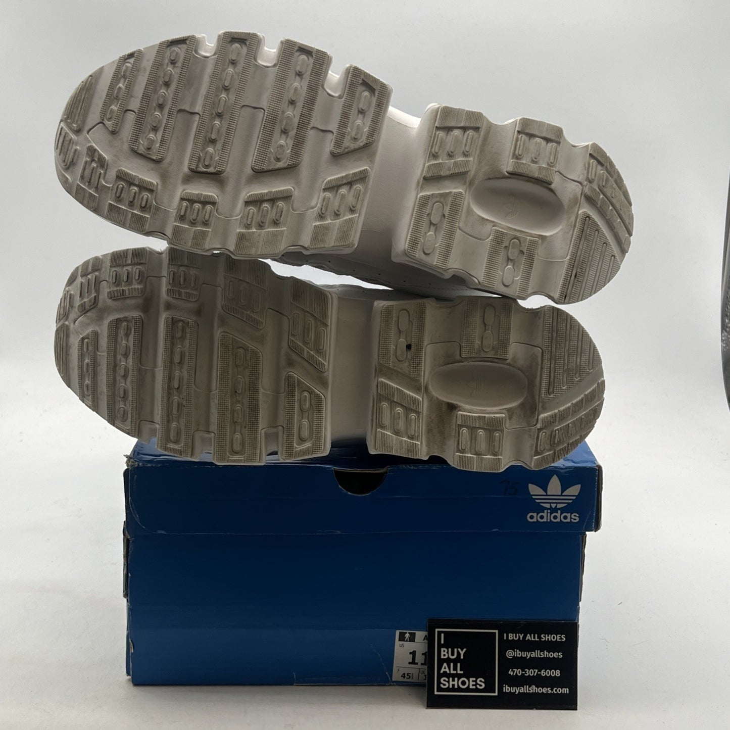 Size 11 - Adidas adiFOM Megaride Crystal White (IE4048)