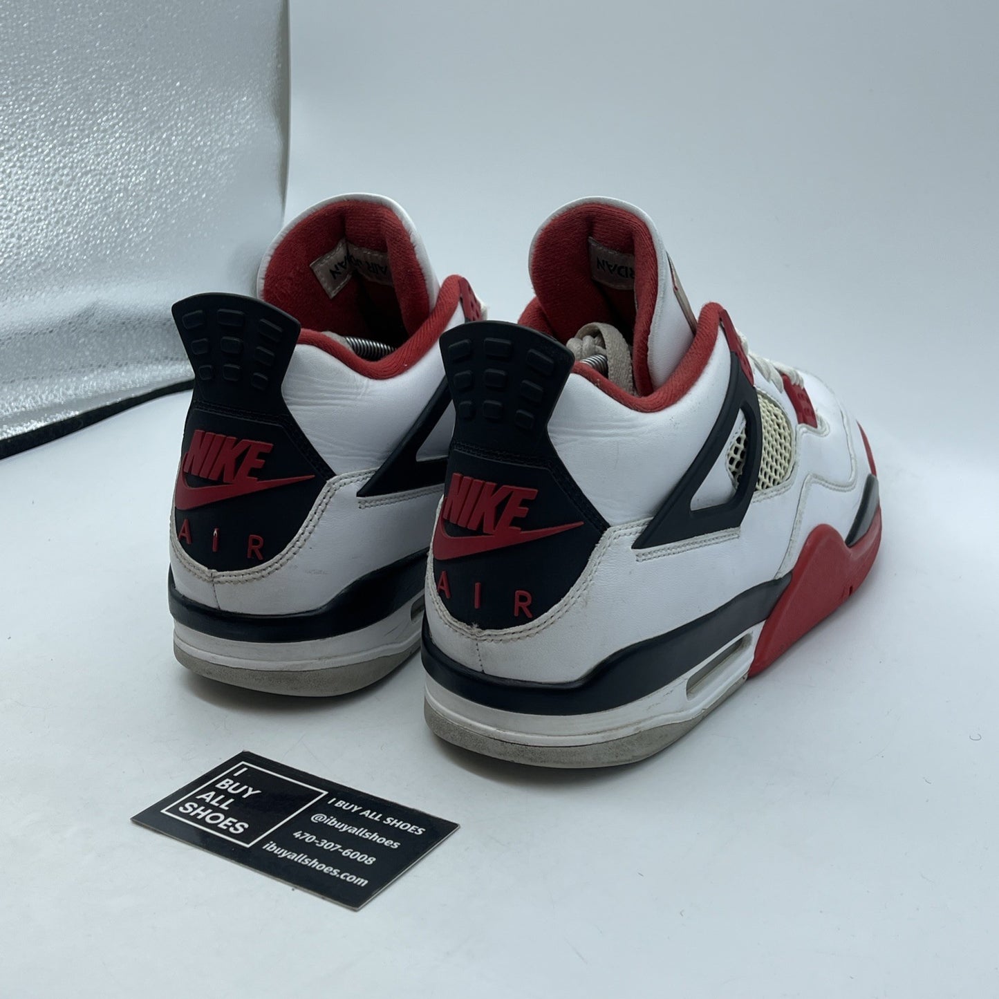 Size 11.5 - Jordan 4 Retro OG Mid Fire Red White Leather (DC7770-160)