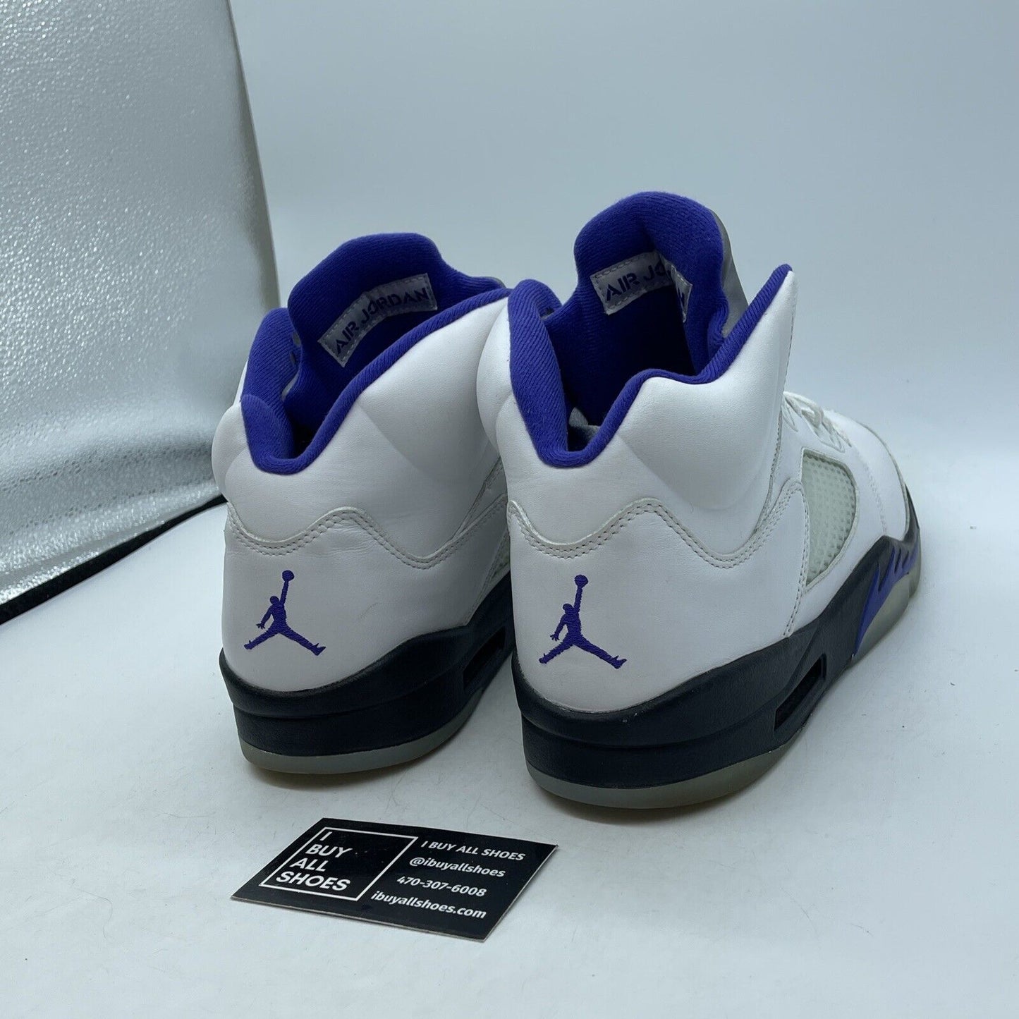 Size 11 - Jordan 5 Concord White Purple Black Leather  (DD0587-141)