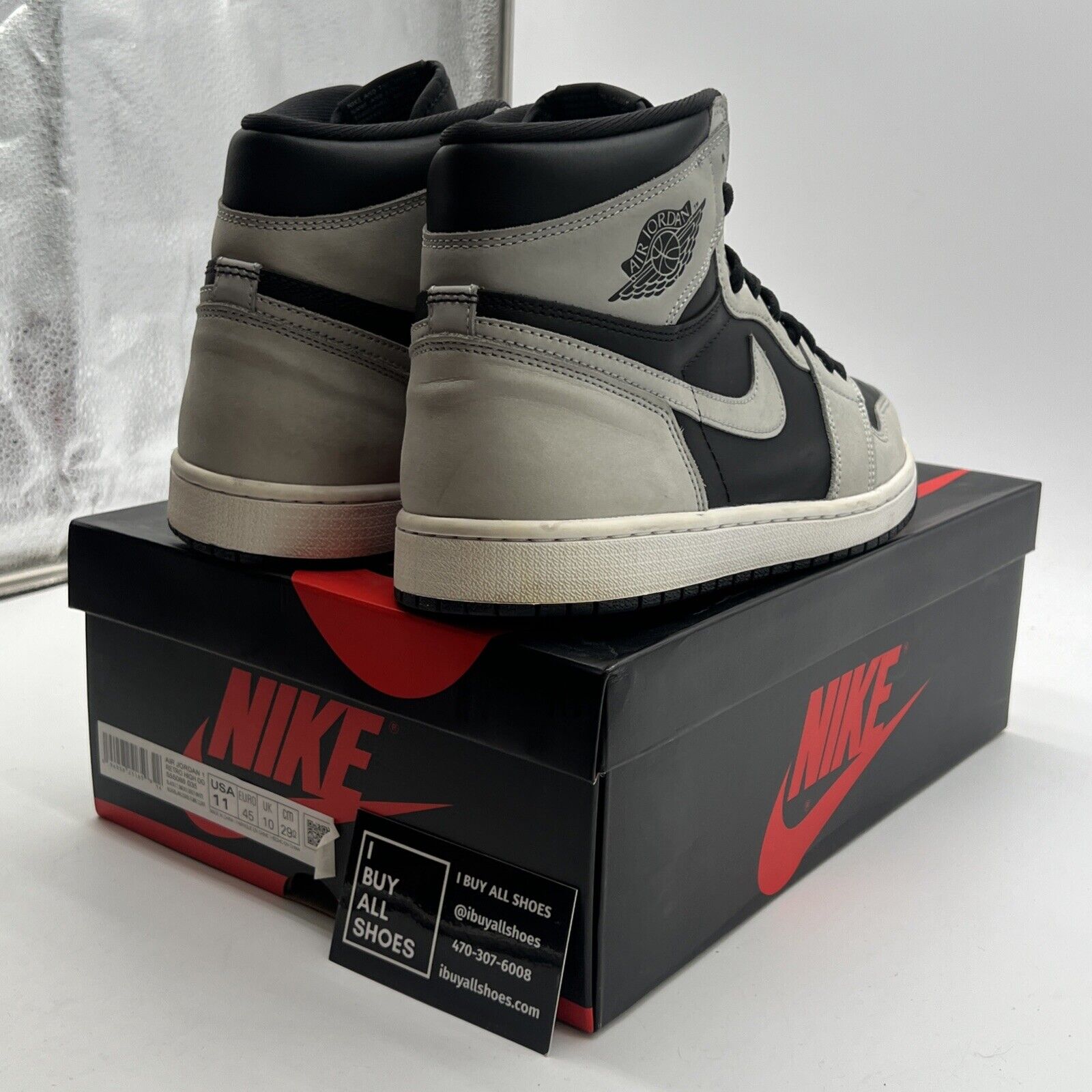 Size 11 - Air Jordan 1 Retro OG High Shadow 2.0 (555088-035)
