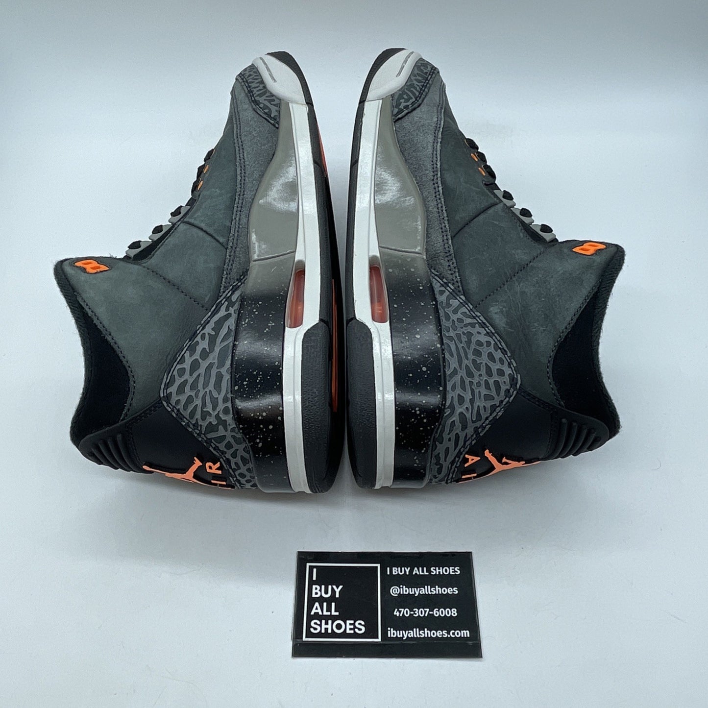 Size 9.5 - Jordan 3 Retro 2023 Mid Fear Black Grey Suede (CT8532-080)