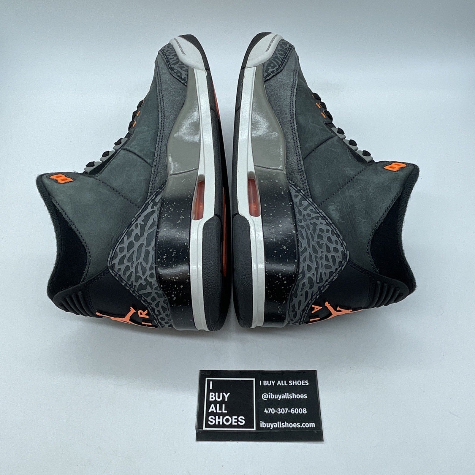 Size 9.5 - Jordan 3 Retro 2023 Mid Fear Black Grey Suede (CT8532-080)