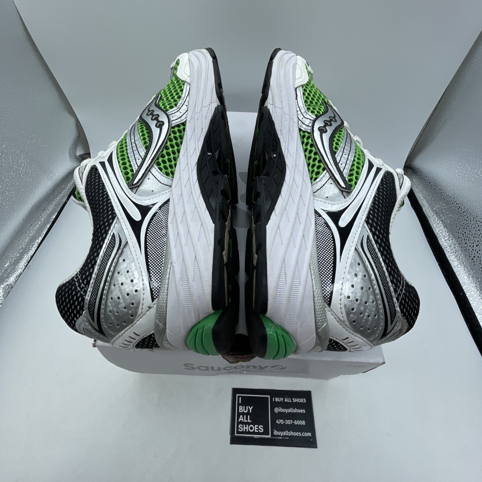 Size 11.5 - Saucony Progrid Omni 9 OG Green Silver (S70739-5)