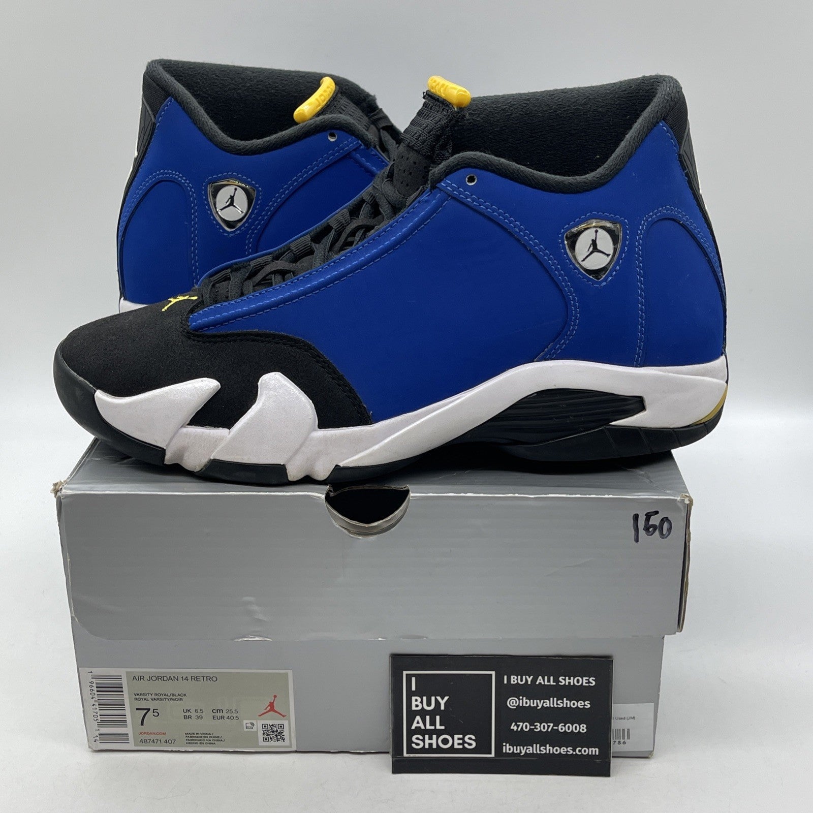 Size 7.5 - Air Jordan 14 Retro Laney (487471-407)