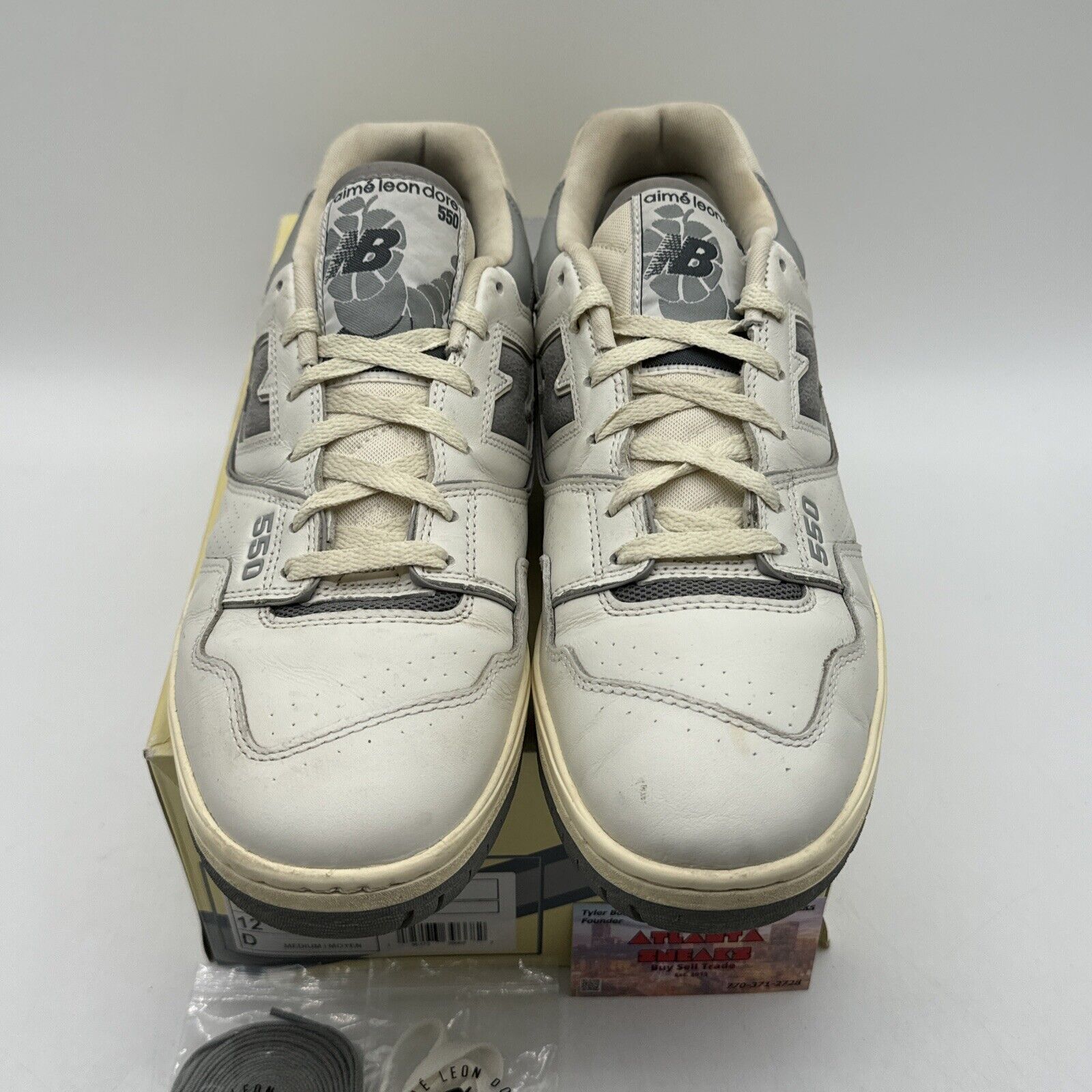 Size 12 - New Balance Aimé Leon Dore x 550 Silver Cream Heavily Limited Release