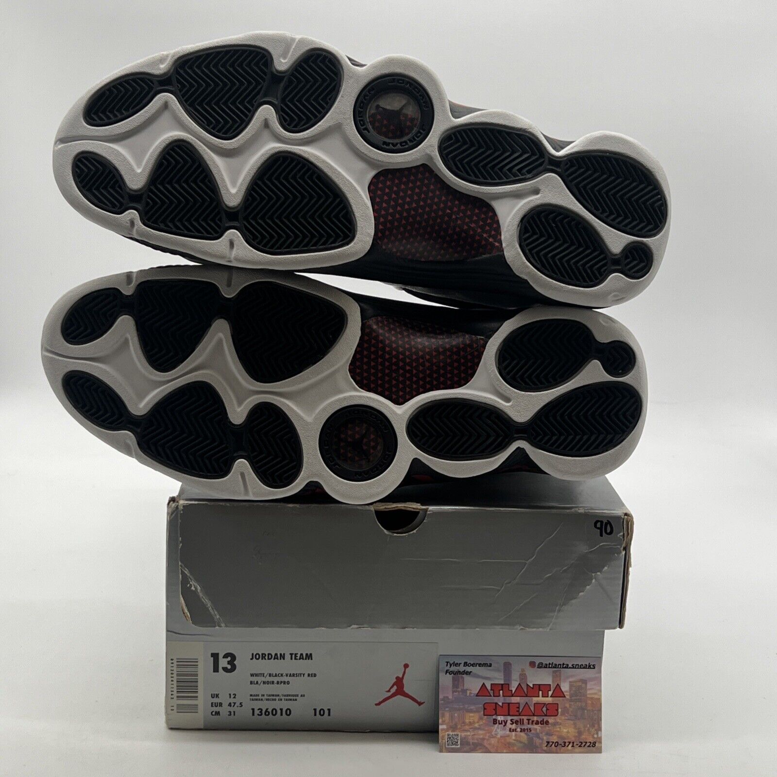 Size 13 - Jordan Team Black -(136010-101)