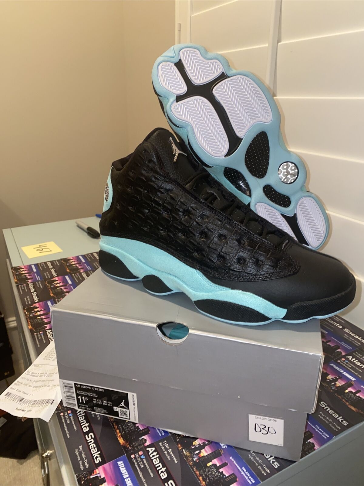 Size 11.5 - Jordan 13 Retro Island Green 2019