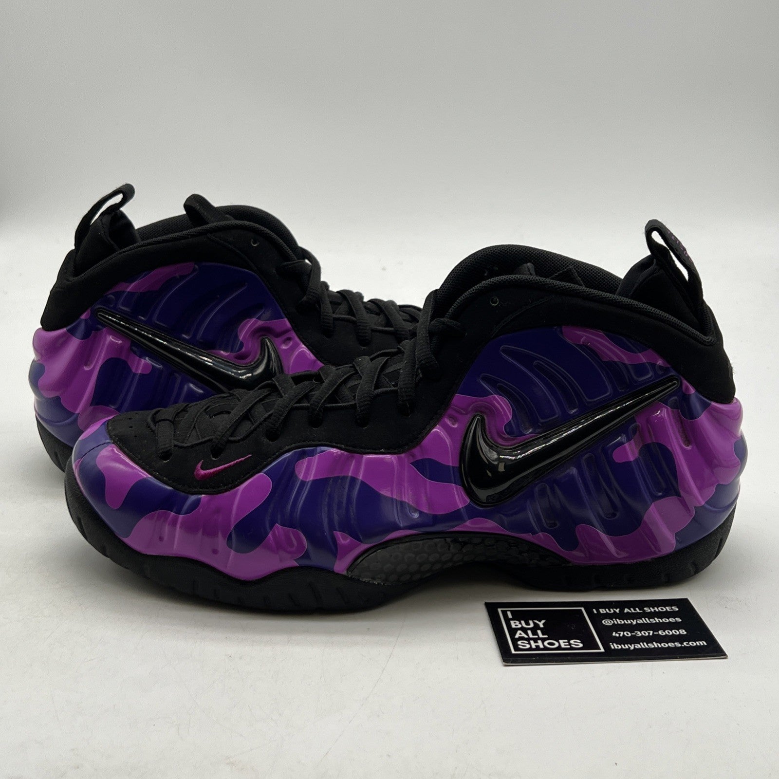 Size 11 - Nike Air Foamposite Pro Purple Camo (624041-012)