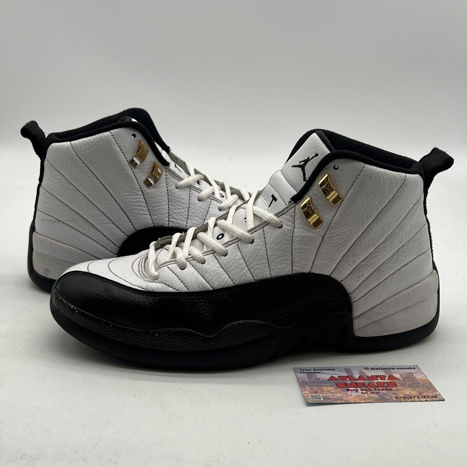 Size 9.5 - Air Jordan 12 Retro taxi release 2013 (130690-125)