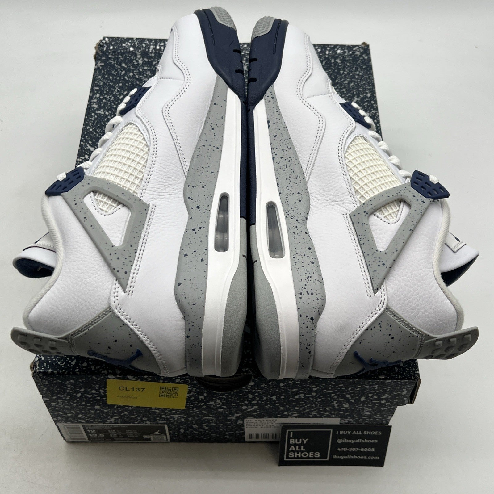 Size 12 - Air Jordan 4 Retro Mid Midnight Navy (DH6927-140)