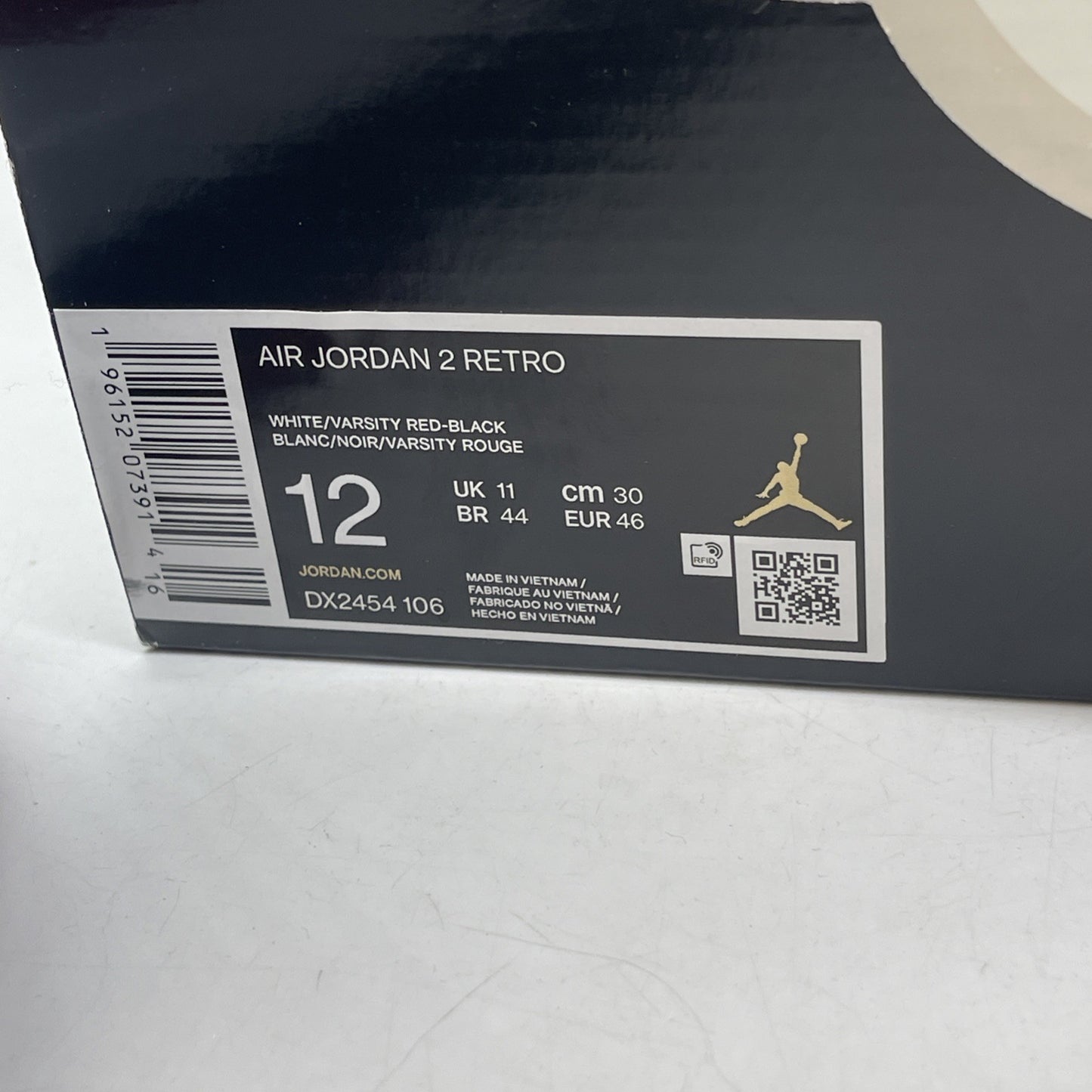 Size 12 - Air Jordan 2 Retro Mid Chicago (DX2454-106)