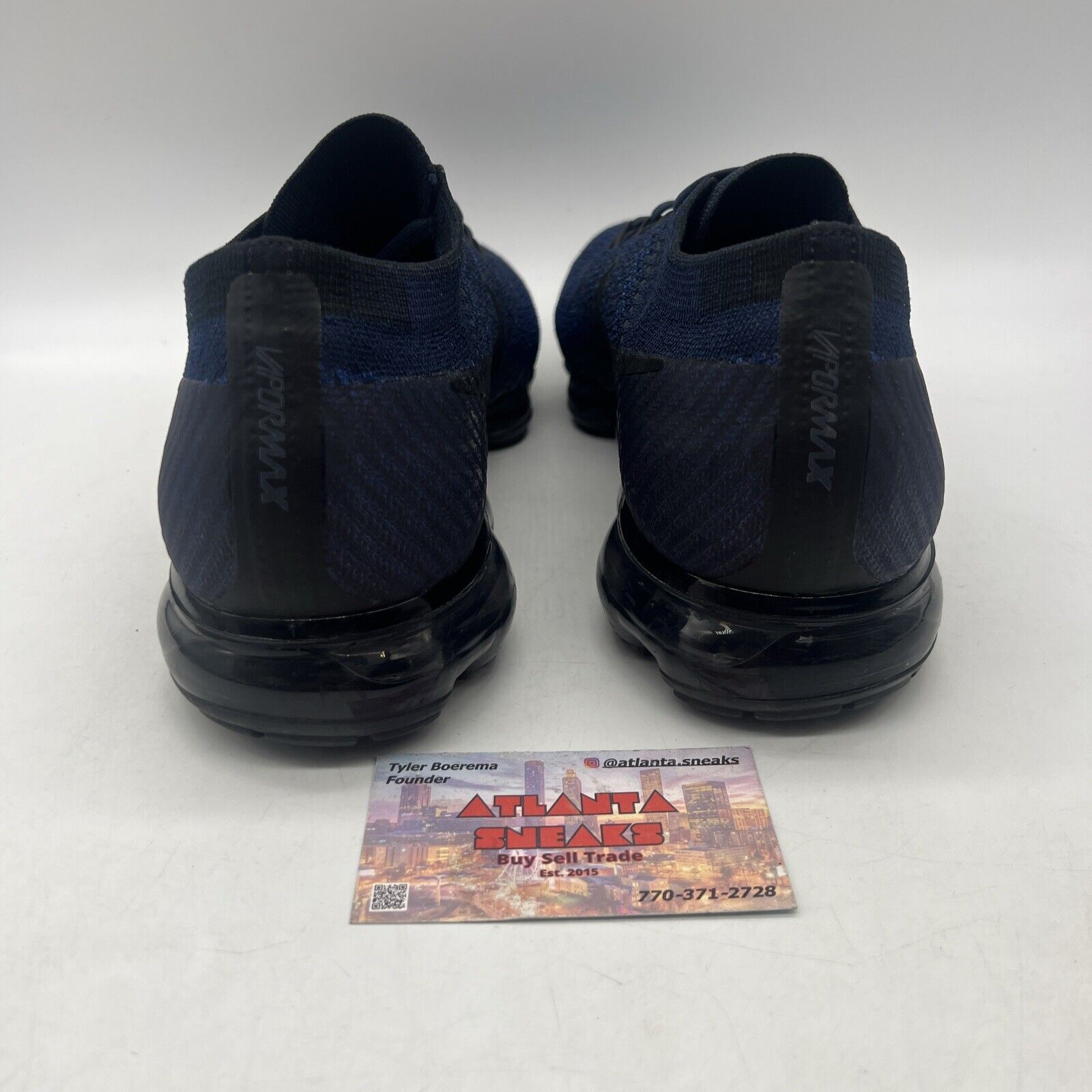 Size 12 - Nike Air VaporMax Midnight Navy Black (849558-400)