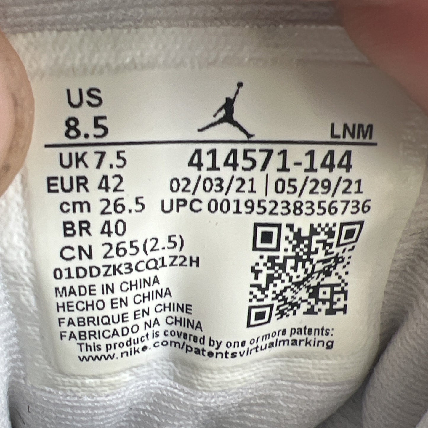 Size 8.5 - Air Jordan 13 Retro Obsidian (414571-144)
