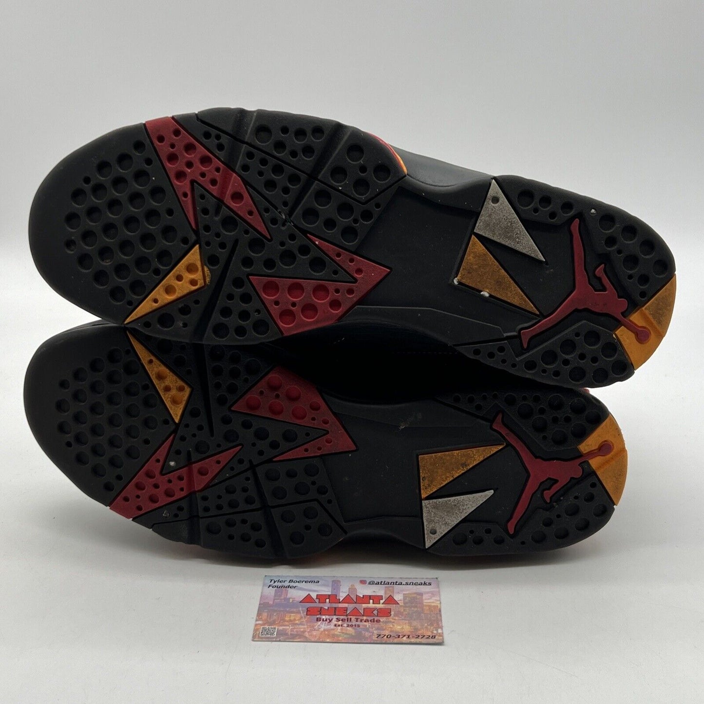 Size 12 - Jordan 7 Retro Citrus Black Red Yellow Suede (CU9307-081)