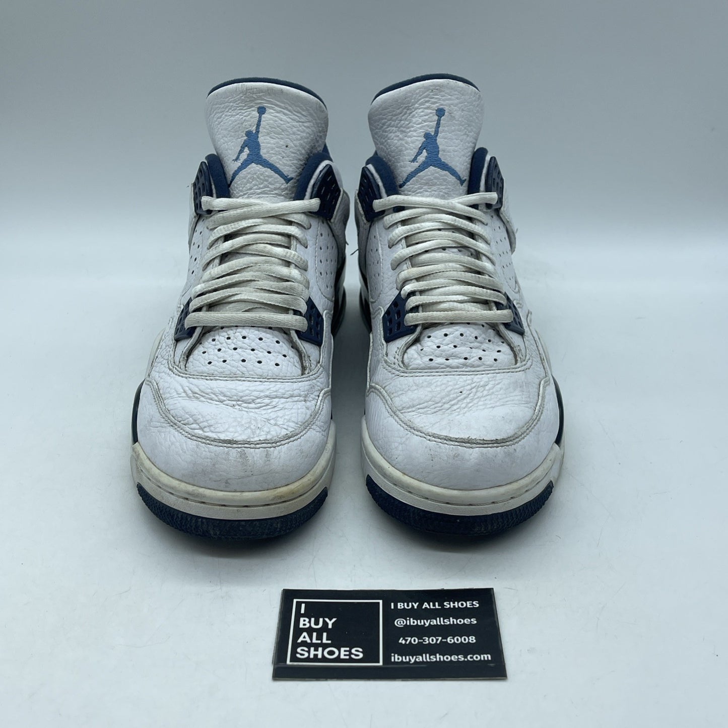 Size 8.5 - Air Jordan 4 Retro LS Columbia (314254-107)