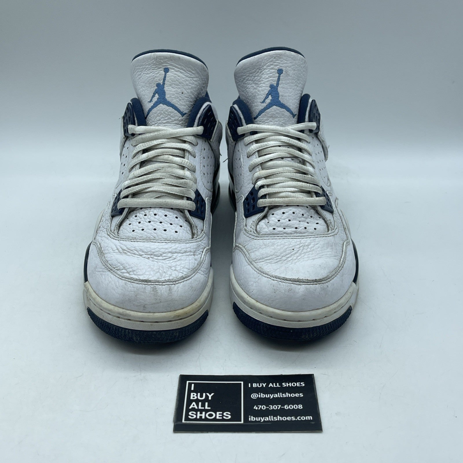 Size 8.5 - Air Jordan 4 Retro LS Columbia (314254-107)