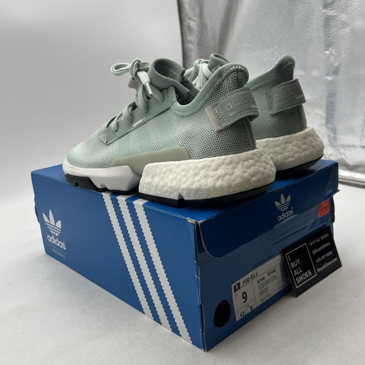 Size 9 - Adidas P.O.D. S3.1 Green (B37368)