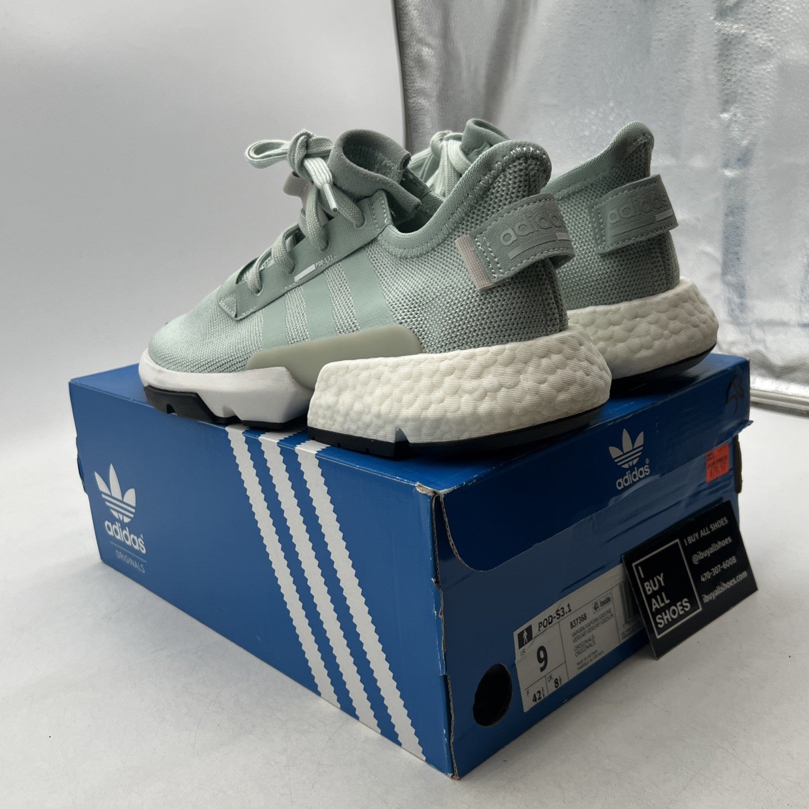 Size 9 - Adidas P.O.D. S3.1 Green (B37368)