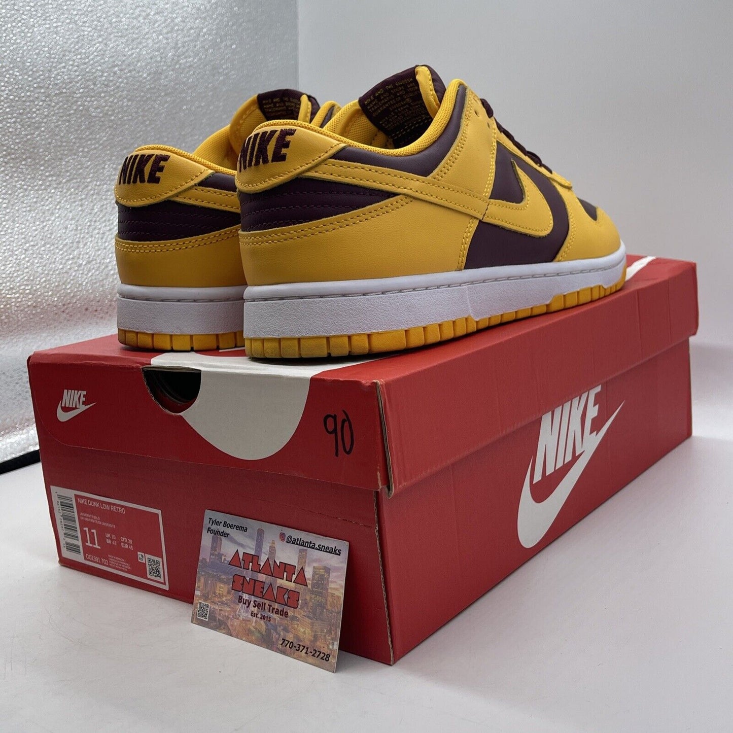 Size 11 - Nike Dunk Low Retro Arizona State Sun Devils 2022 White (DD1391-702)