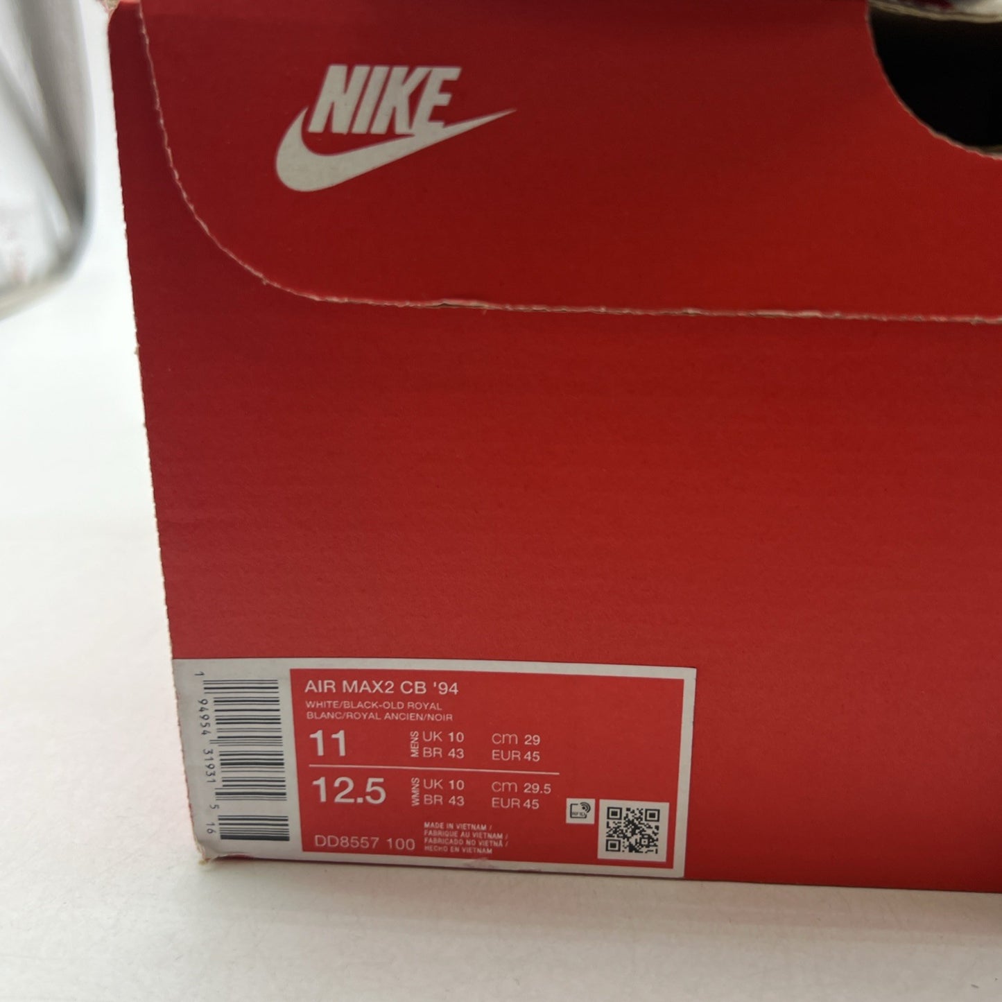 Size 11 - Nike Air Max 2 CB 94 Retro 2021 Old Royal (DD8557-100)