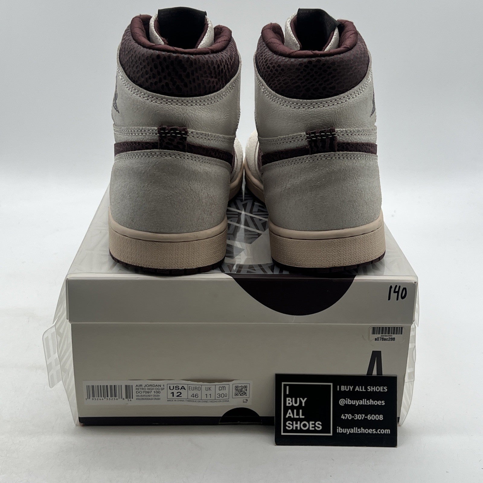 Size 12 - Air Jordan 1 OG x A Ma Maniere High Airness (DO7097-100)