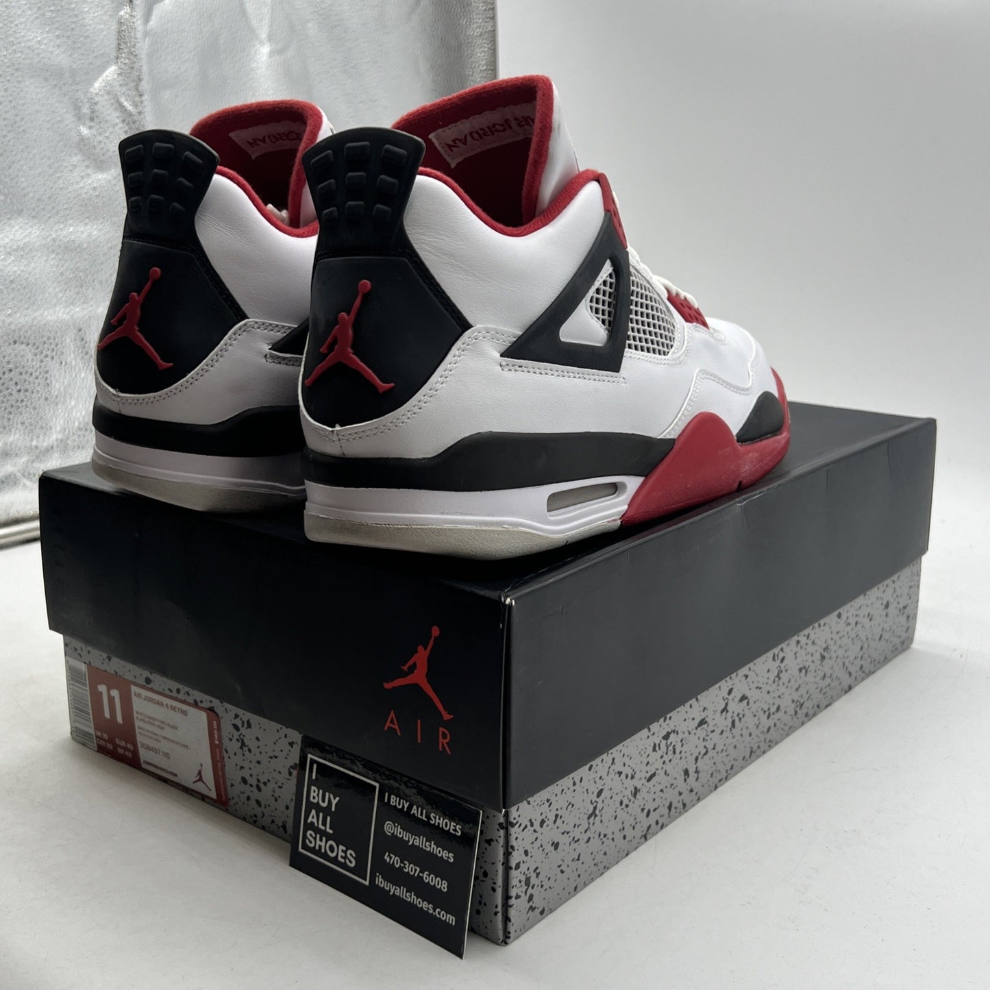 Size 11 - Air Jordan 4 Retro Fire Red 2012 (308497-110)